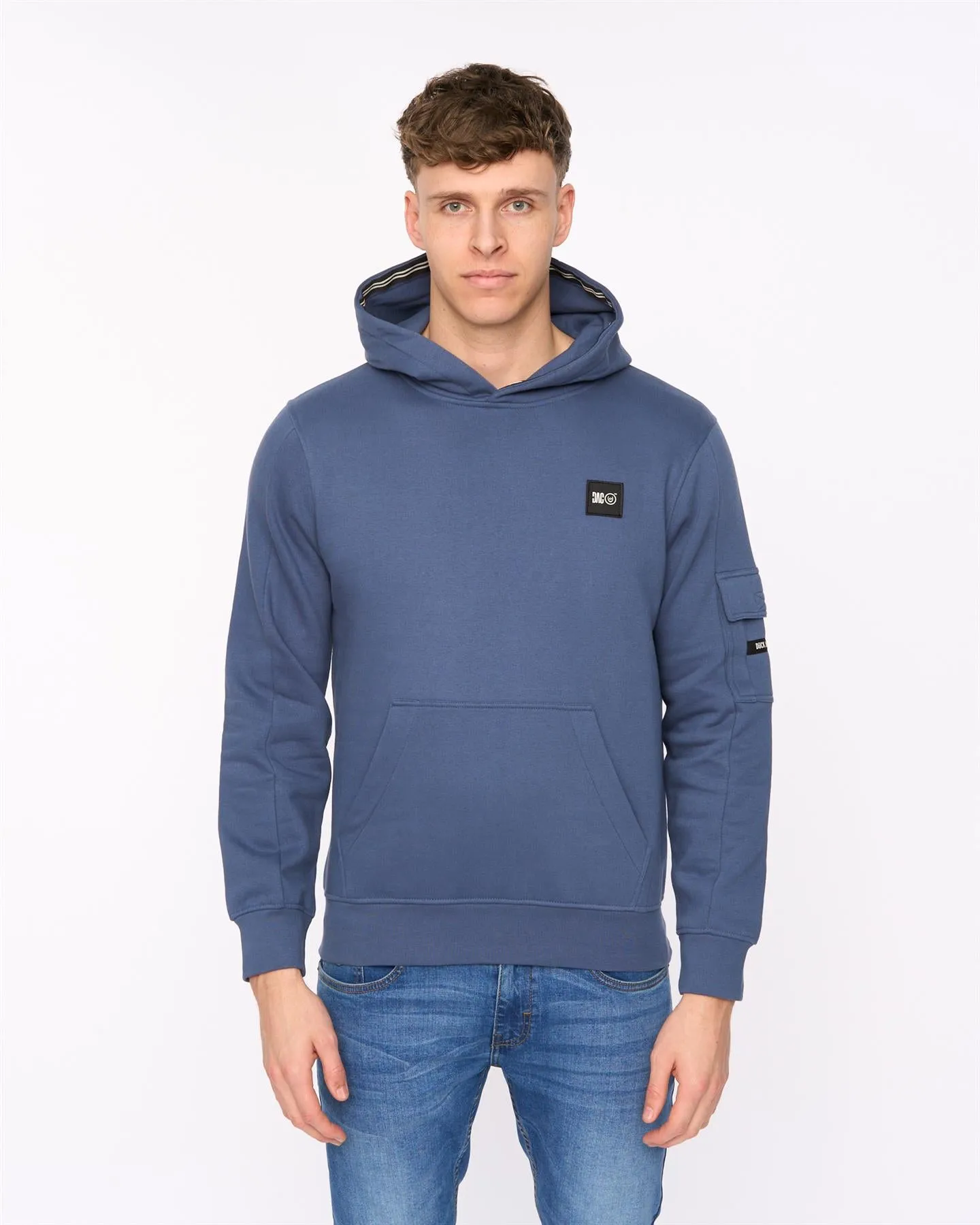 Mens Wrentham Hoodie Denim Blue sold by Brand Corner