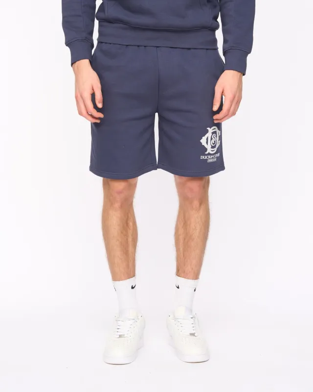 Mens Randolph Shorts Navy made by Duck and Cover