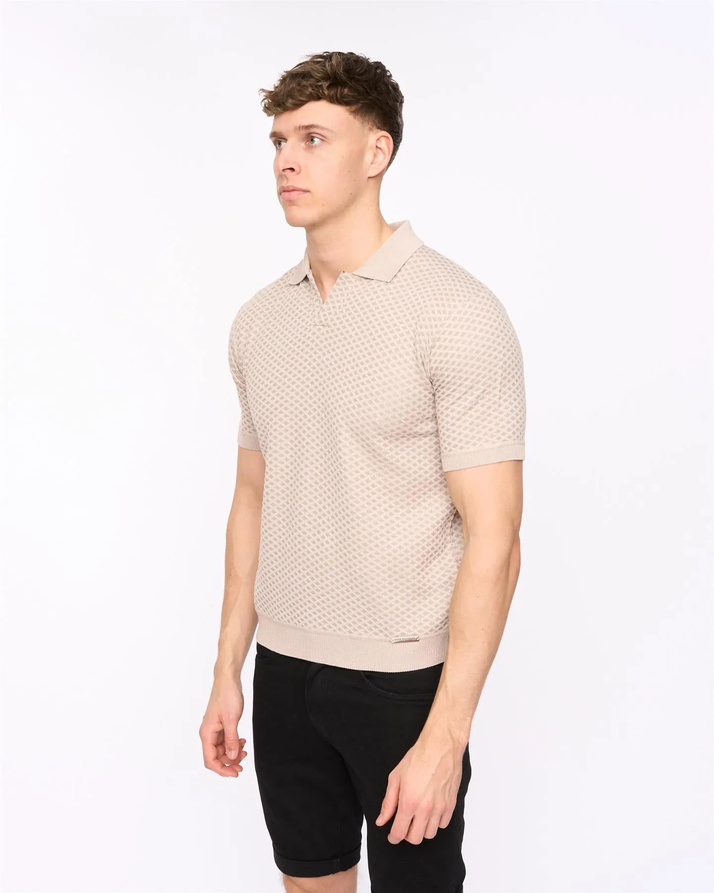 Mens Morwin Polo Stone sold by Brand Corner product image thumbnail 4