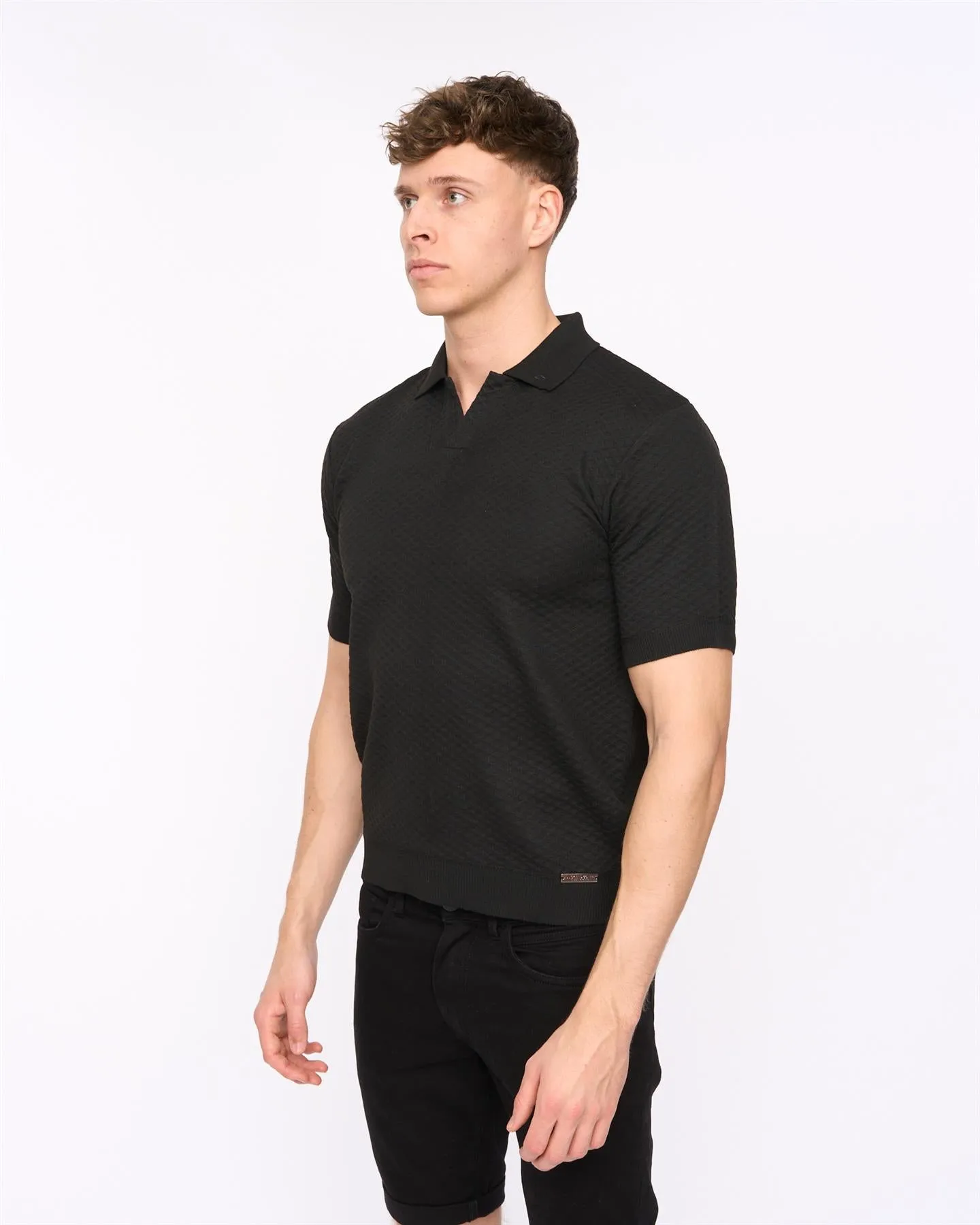 Mens Morwin Polo Black sold by Brand Corner product image thumbnail 4