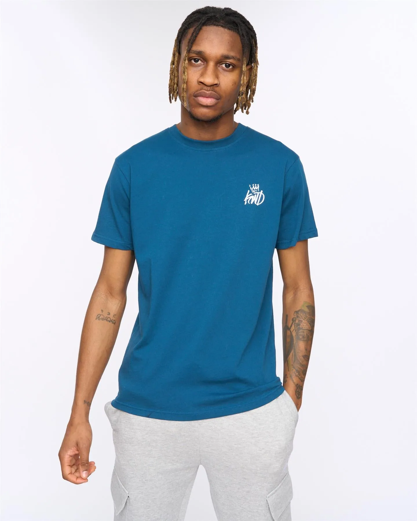 Mens Crosby T-Shirt Teal sold by Brand Corner product image thumbnail 4