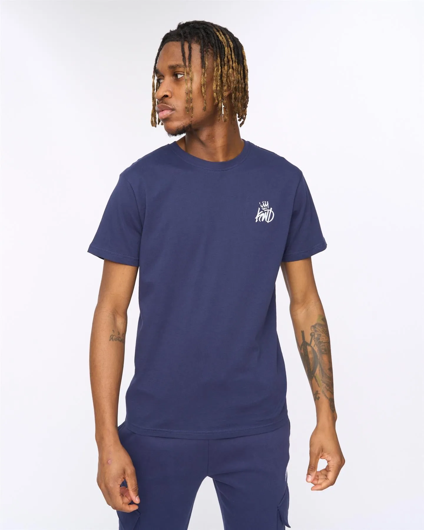 Mens Crosby T-Shirt Navy sold by Brand Corner product image thumbnail 5