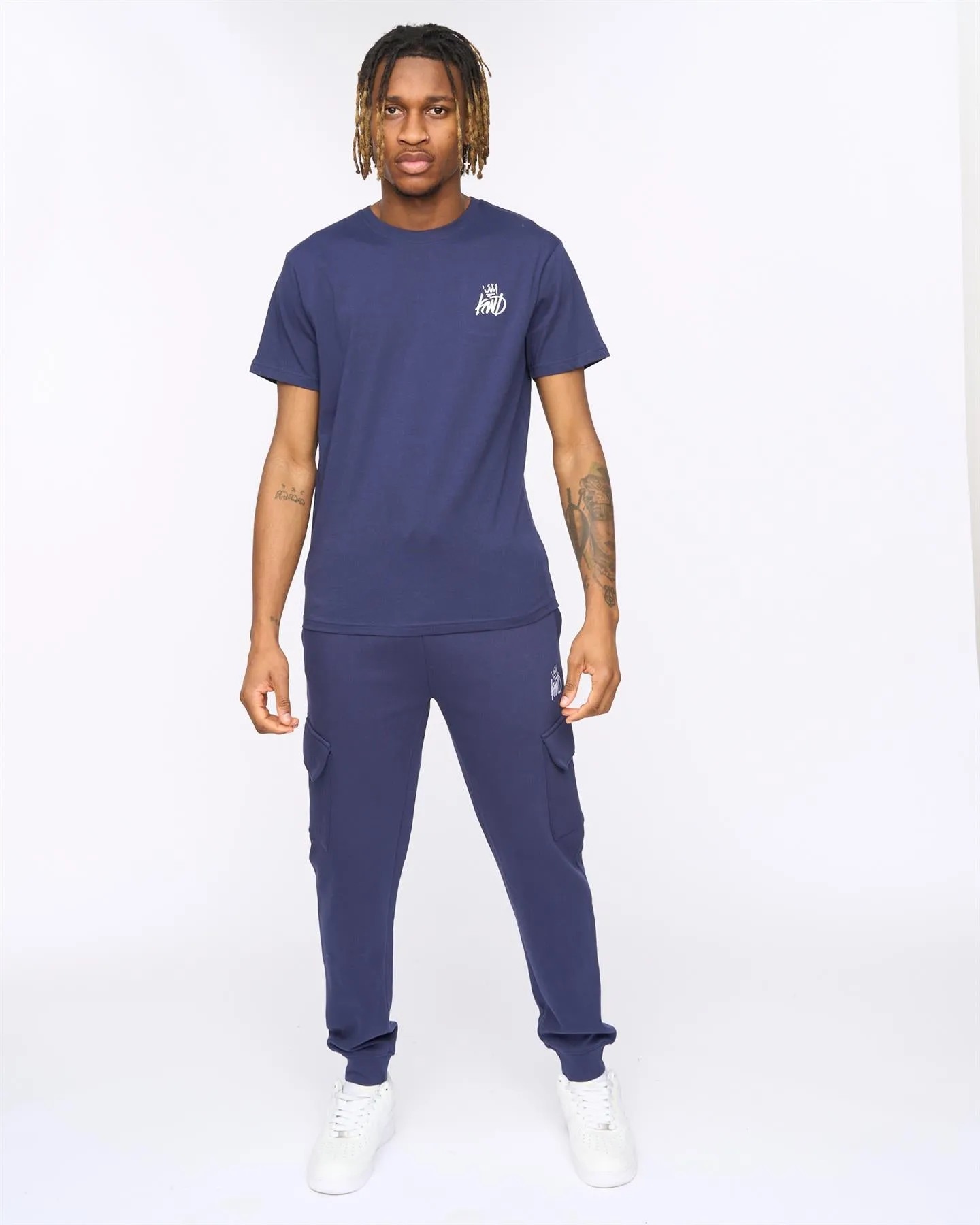 Mens Crosby T-Shirt Navy sold by Brand Corner product image thumbnail 3