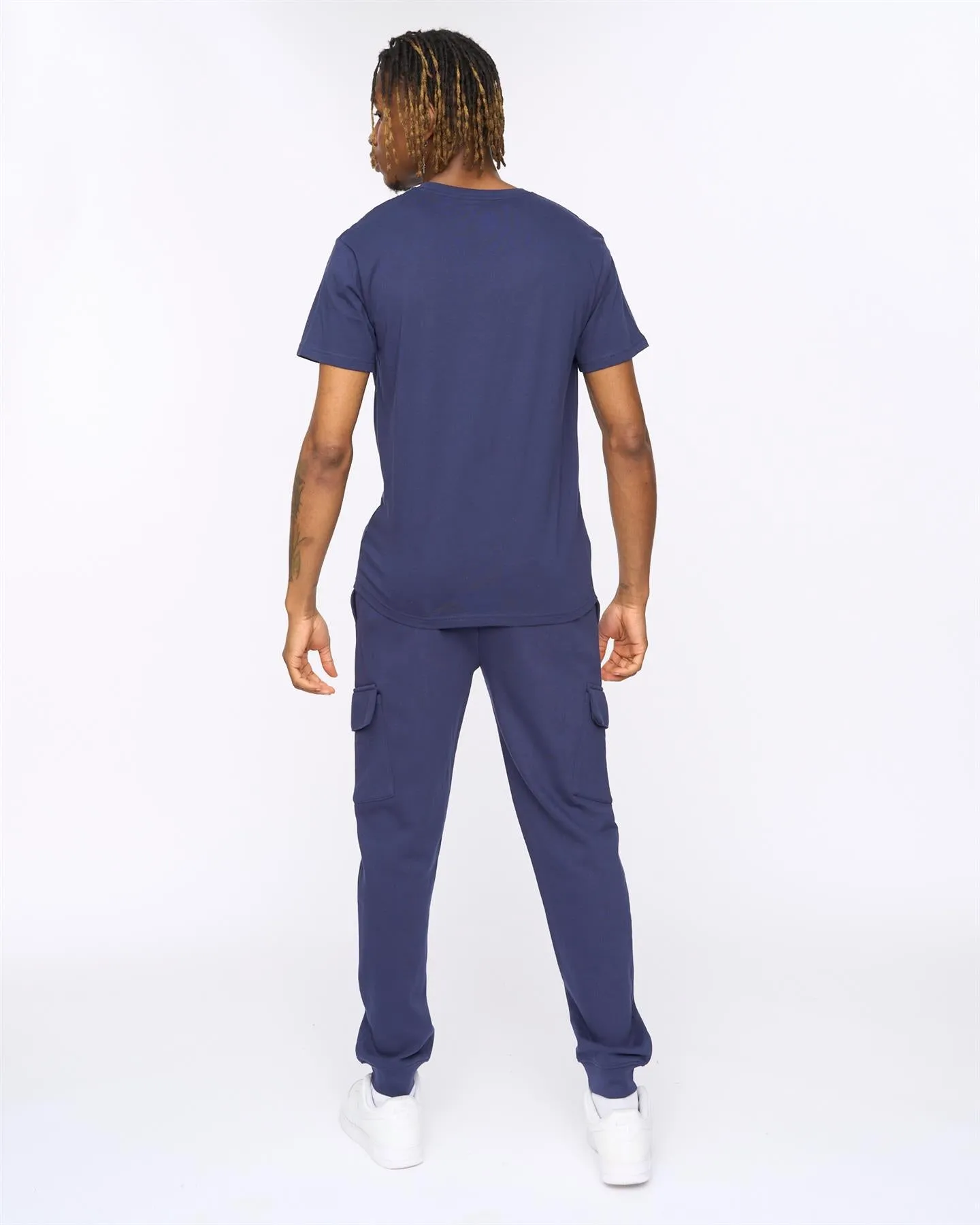 Mens Crosby T-Shirt Navy sold by Brand Corner product image thumbnail 4