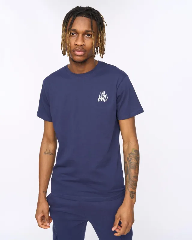 Mens Crosby T-Shirt Navy sold by Brand Corner