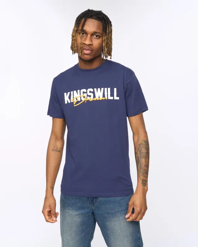 Mens Bilkie T-Shirt Navy sold by Brand Corner