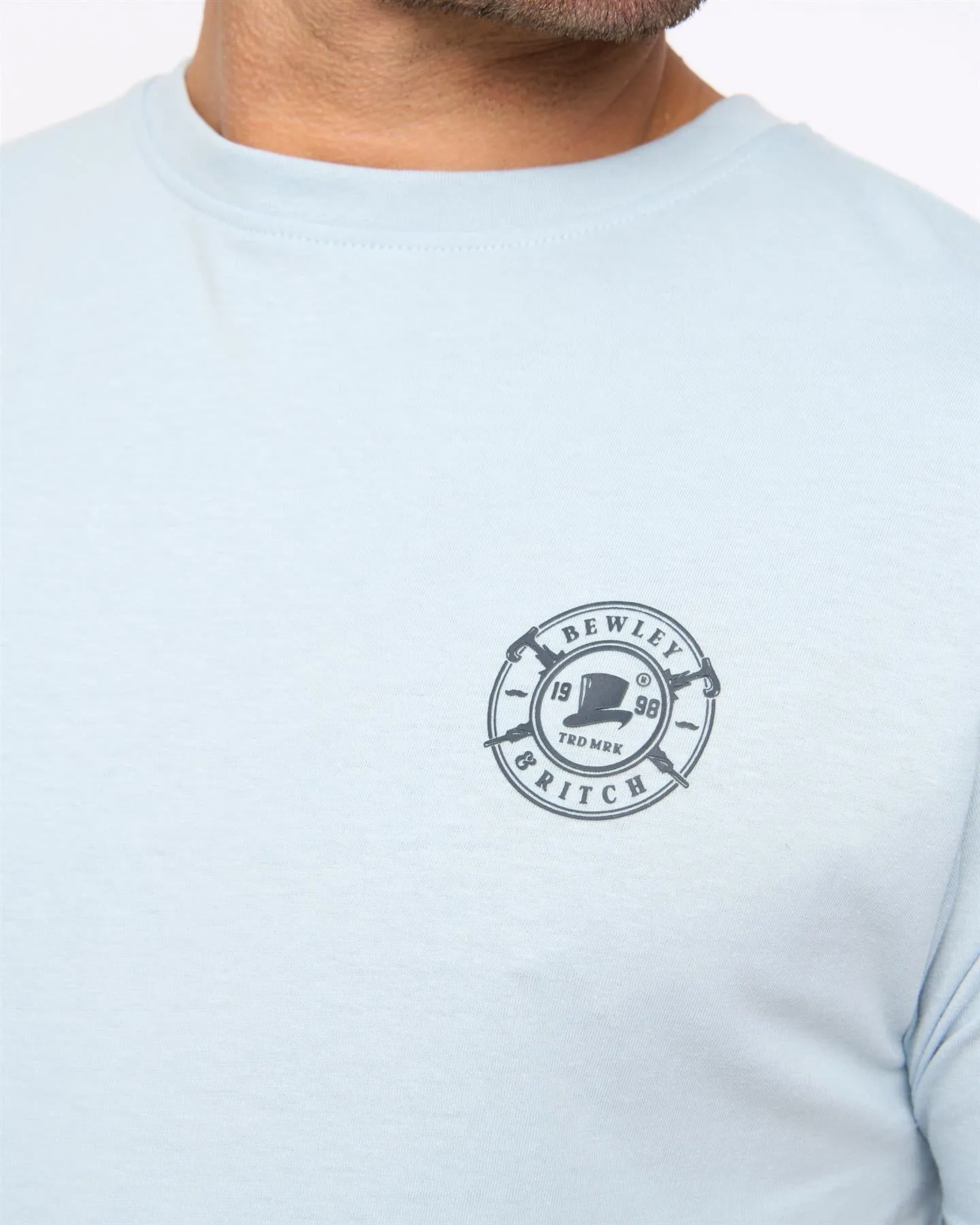 Mens Arkley T-Shirt Light Blue sold by Brand Corner product image thumbnail 5