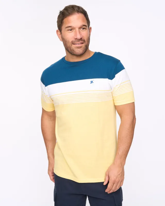 Mens Portmen T-Shirt Yellow made by Brand Corner