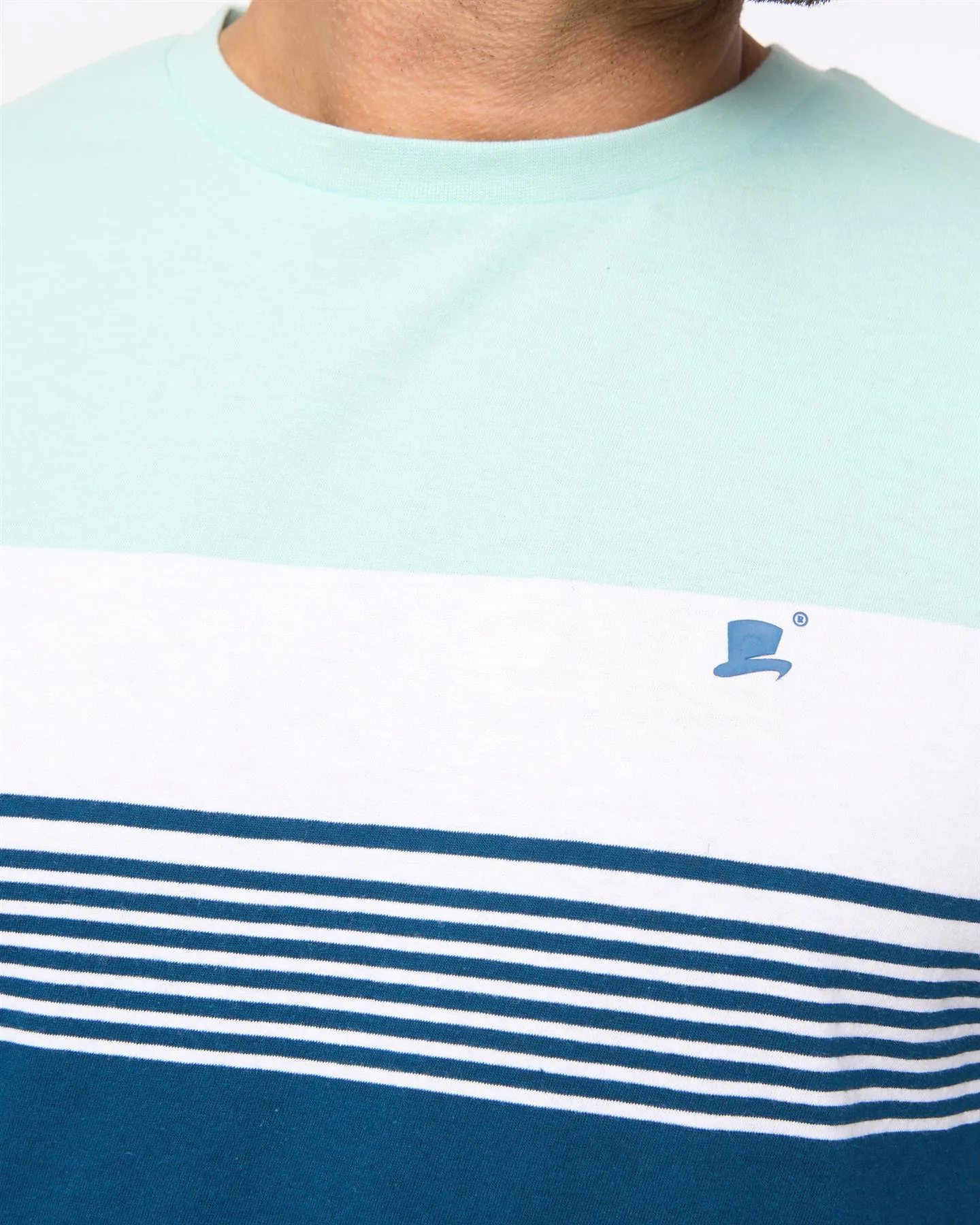 Mens Portmen T-Shirt Mid Blue sold by Brand Corner product image thumbnail 5