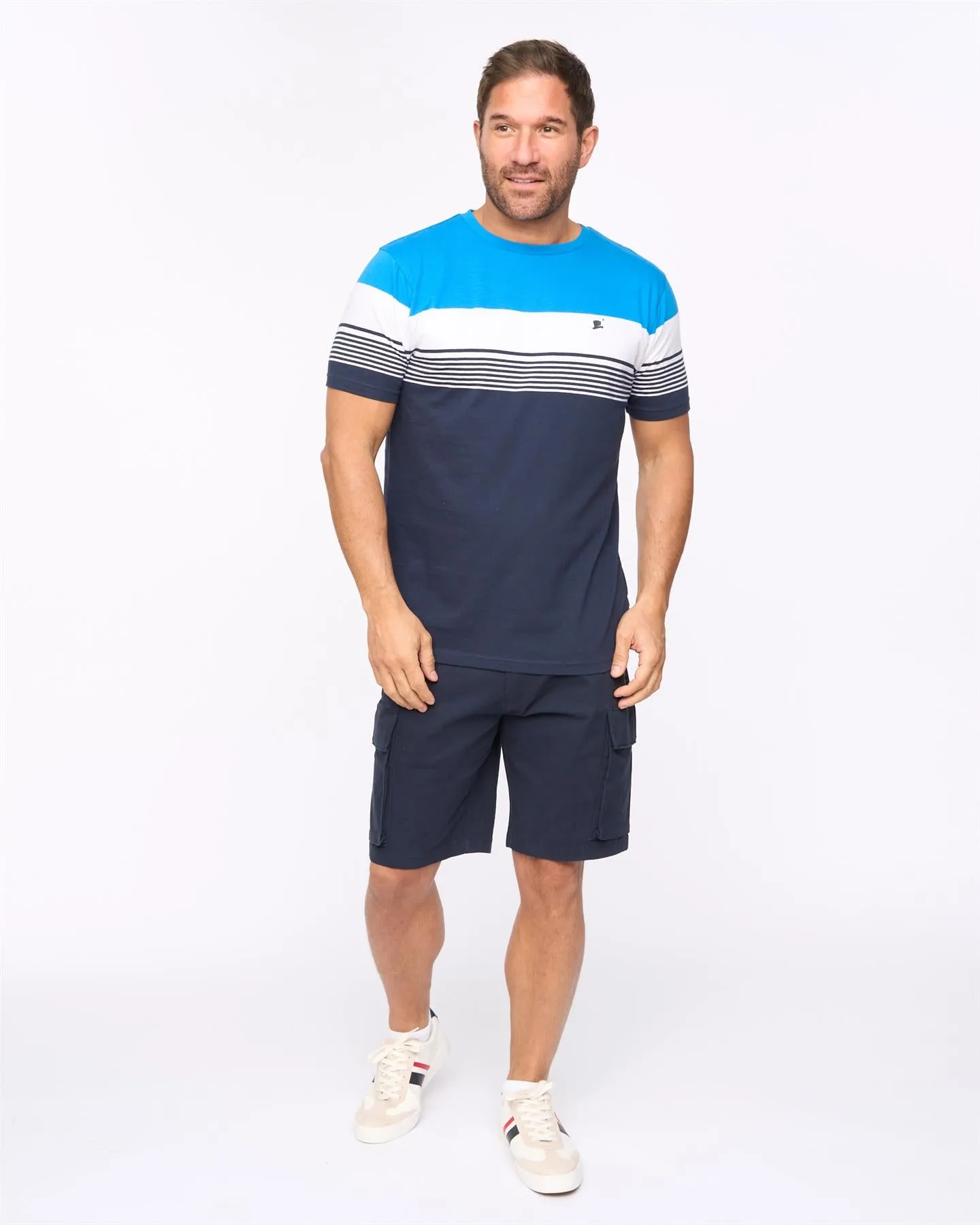 Mens Portmen T-Shirt Navy sold by Brand Corner product image thumbnail 3