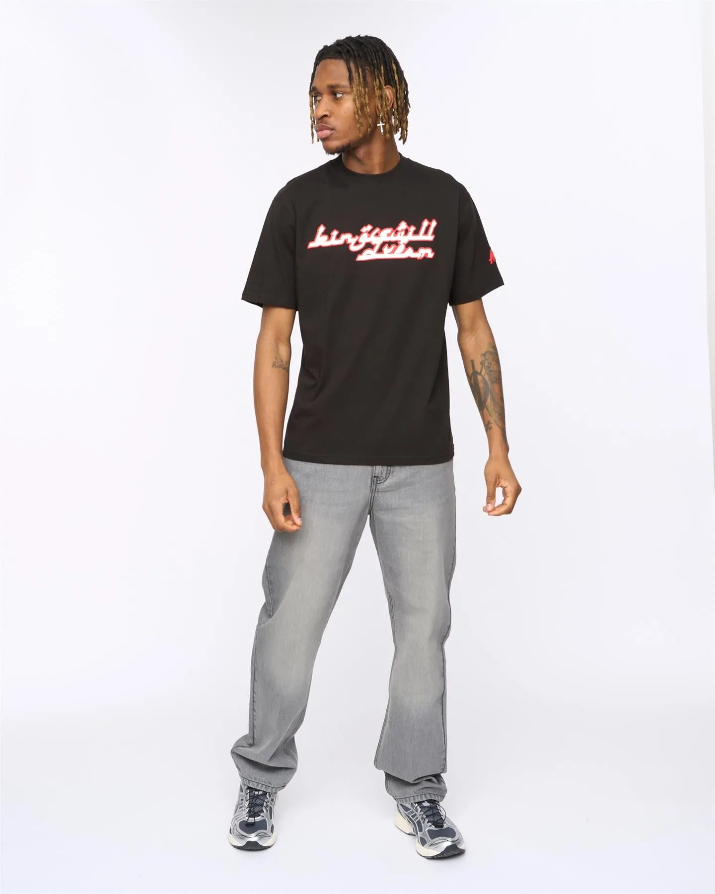 Mens Blessie T-Shirt Black sold by Brand Corner product image thumbnail 3