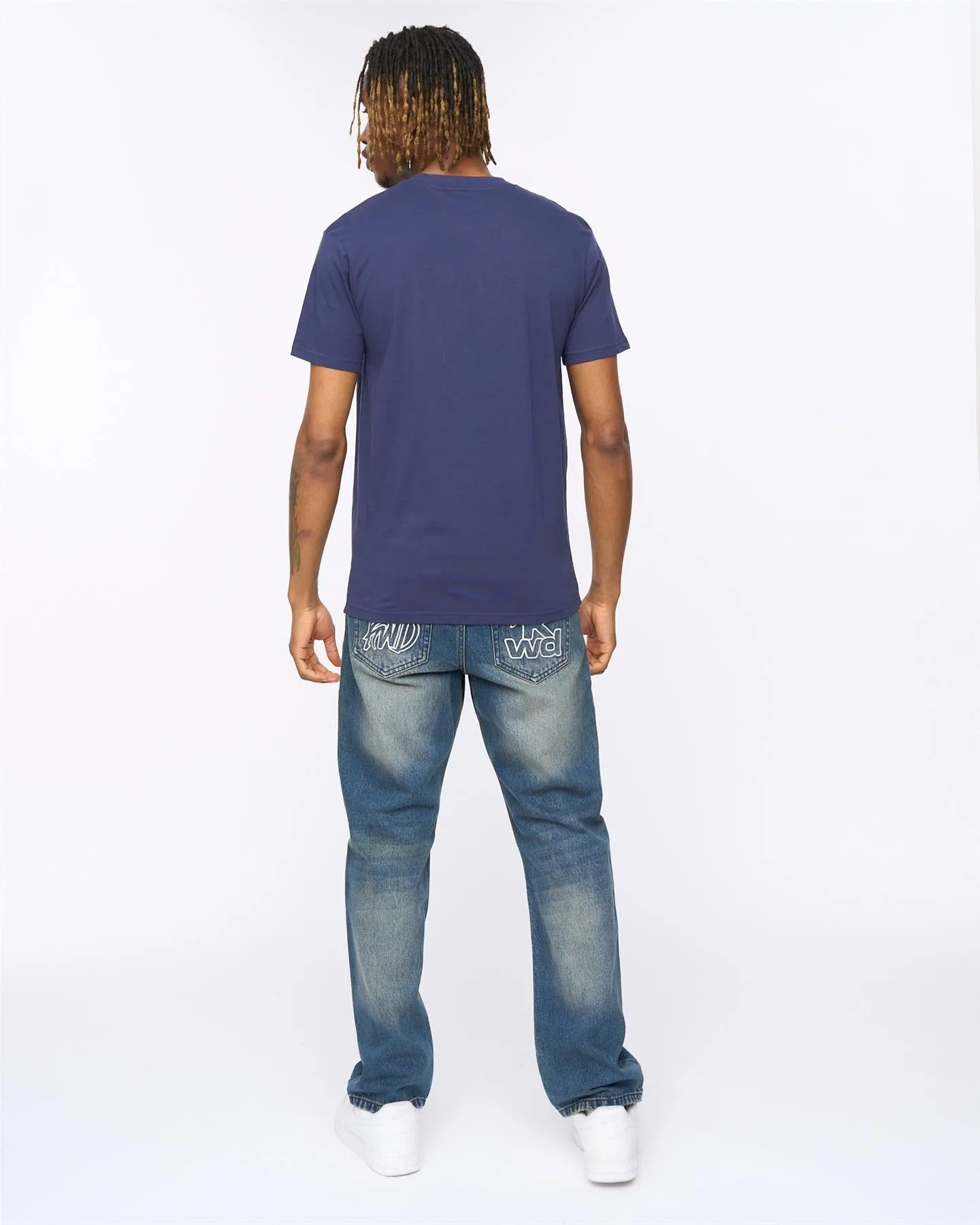 Mens Affiliated T-Shirt Navy sold by Brand Corner product image thumbnail 4