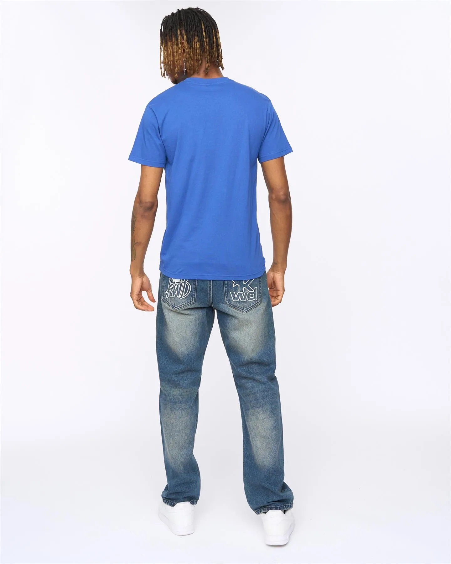 Mens Affiliated T-Shirt Blue sold by Brand Corner product image thumbnail 4