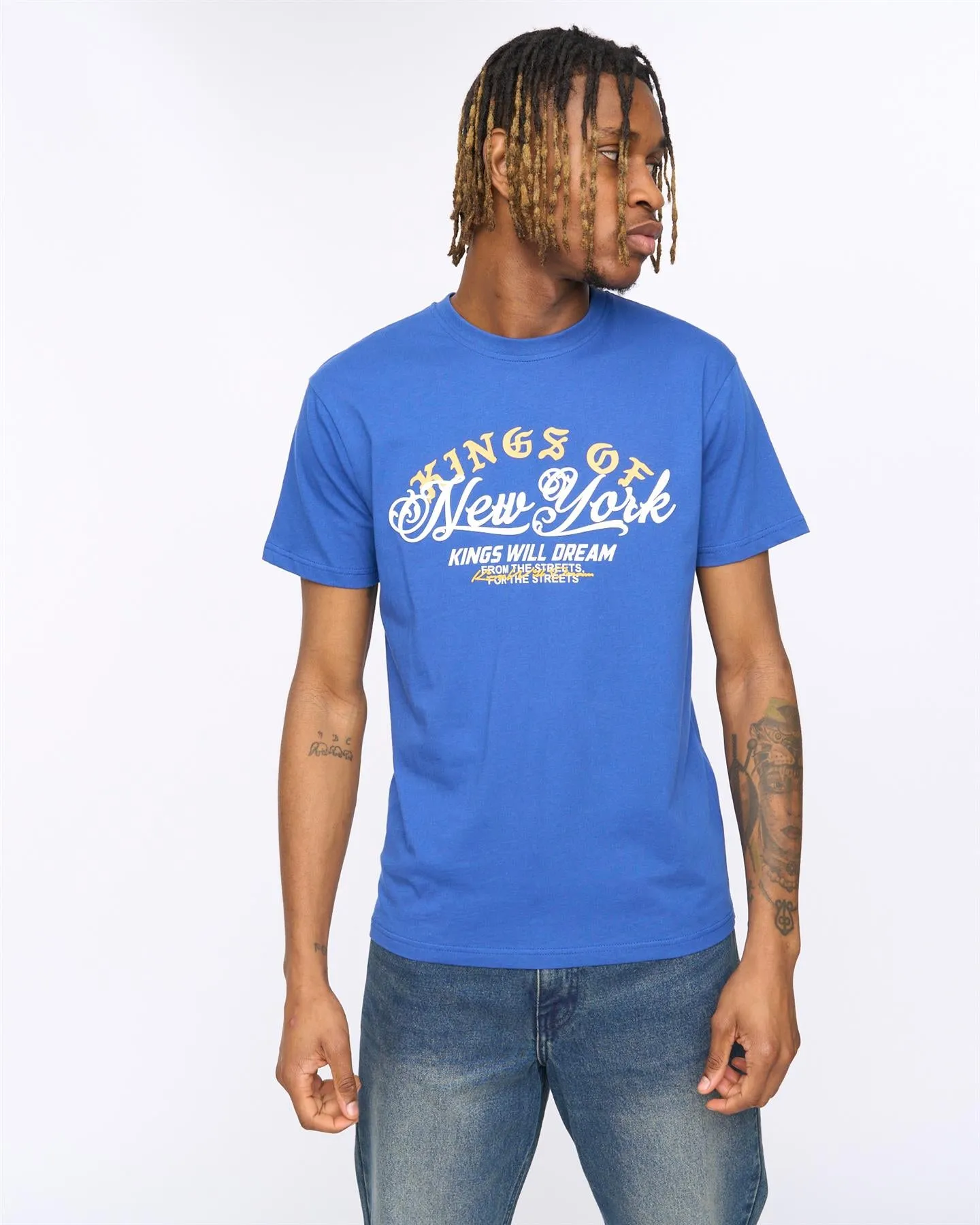 Mens Affiliated T-Shirt Blue sold by Brand Corner product image thumbnail 2