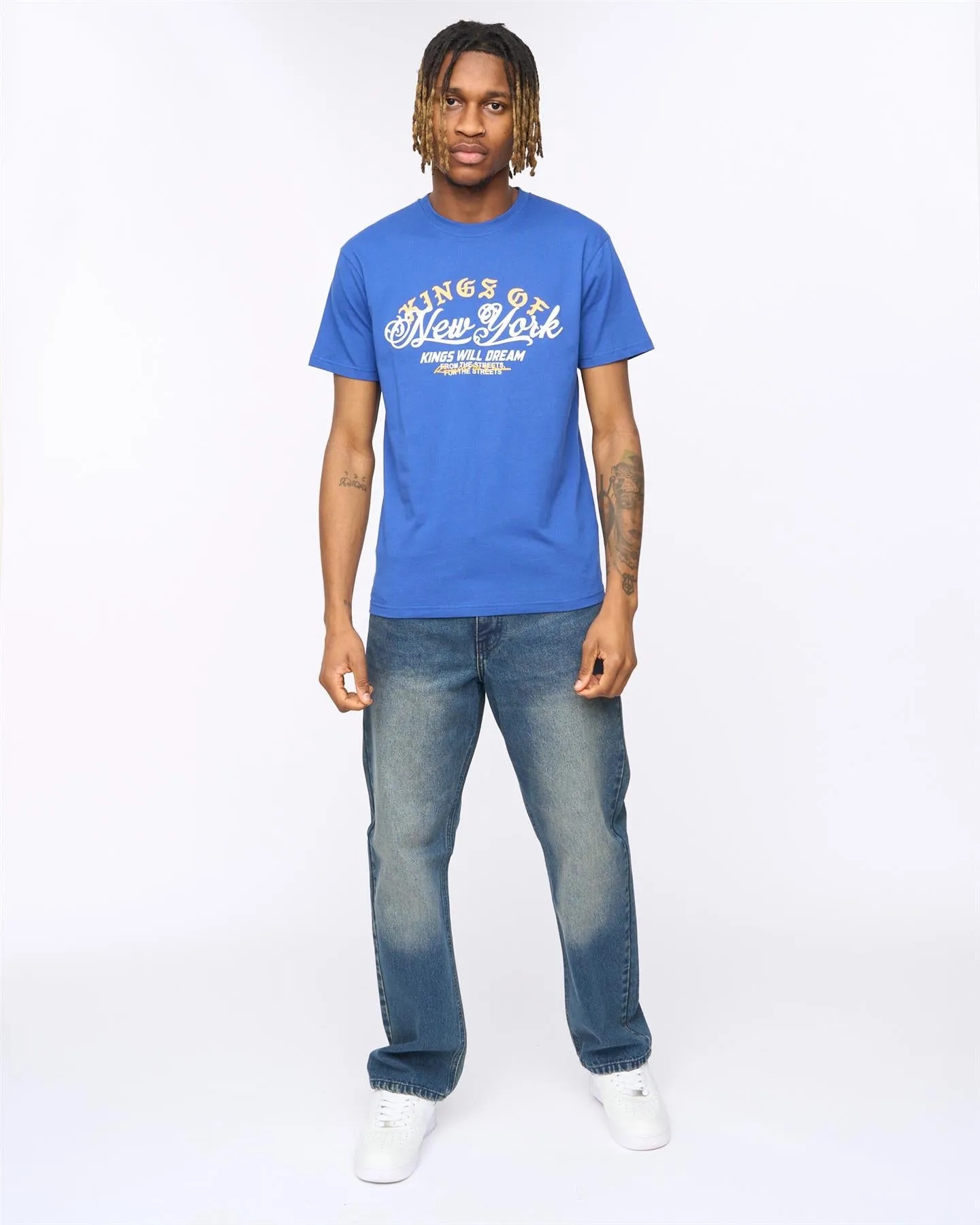 Mens Affiliated T-Shirt Blue sold by Brand Corner product image thumbnail 3