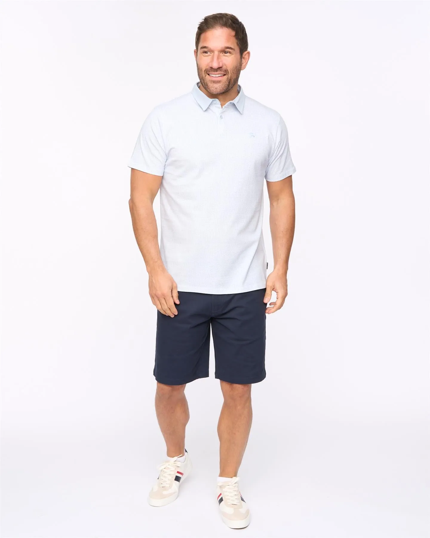 Mens Calvert Polo Light Blue sold by Brand Corner product image thumbnail 3
