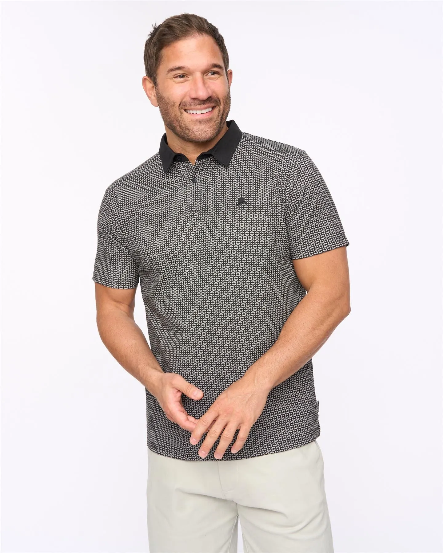 Mens Calvert Polo Black sold by Brand Corner product image thumbnail 2