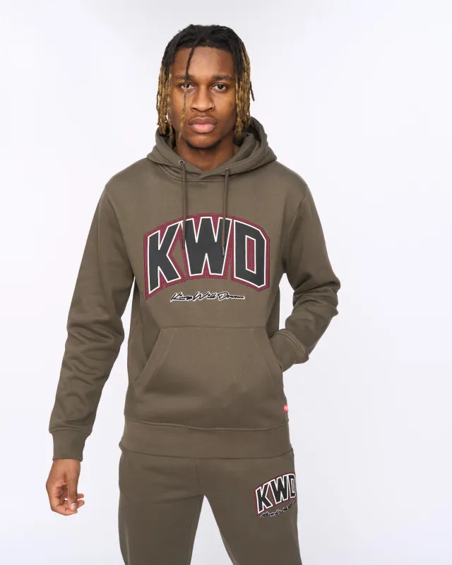Mens Kingdome Hoodie Olive sold by Brand Corner