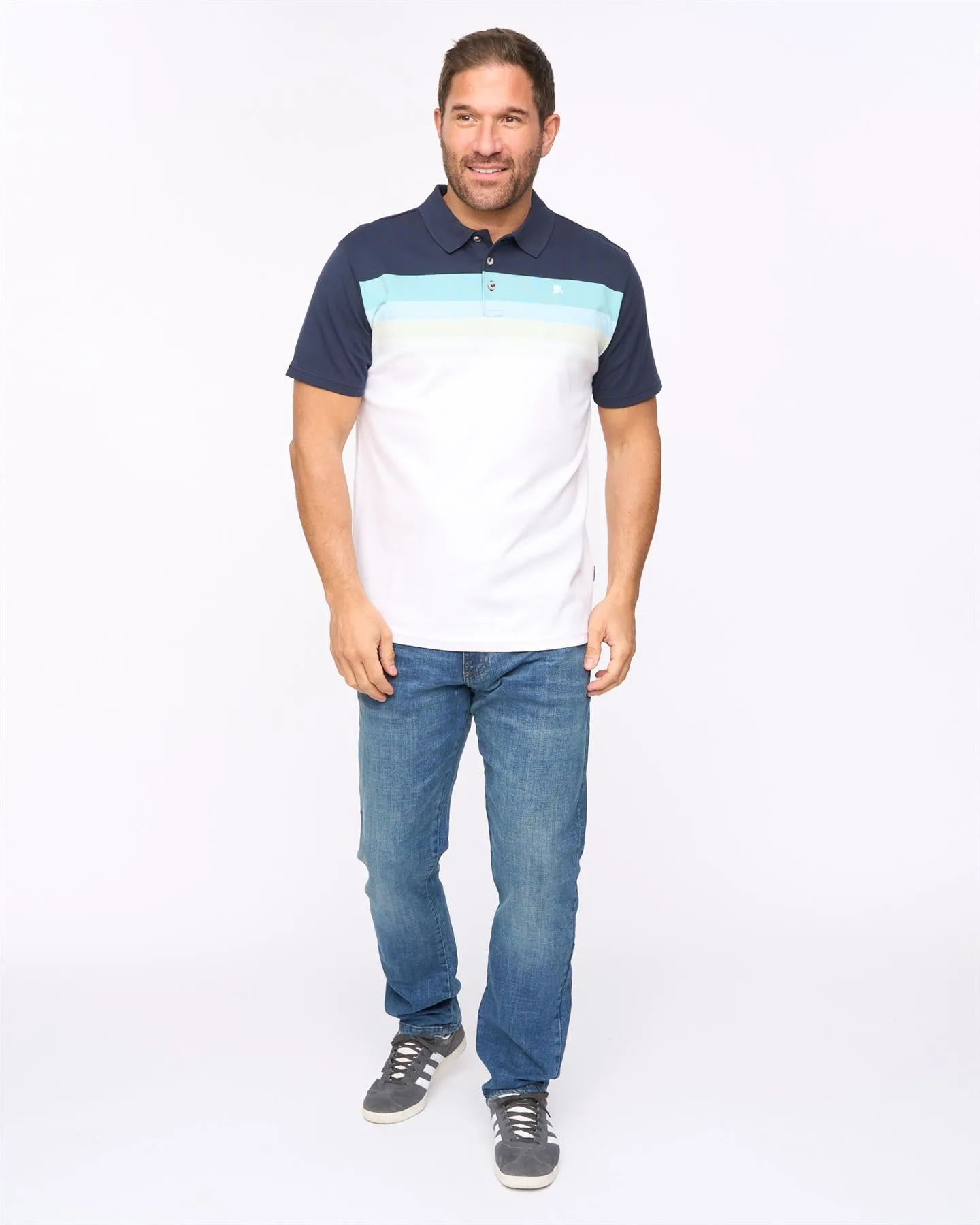 Mens Danson Polo Navy sold by Brand Corner product image thumbnail 3
