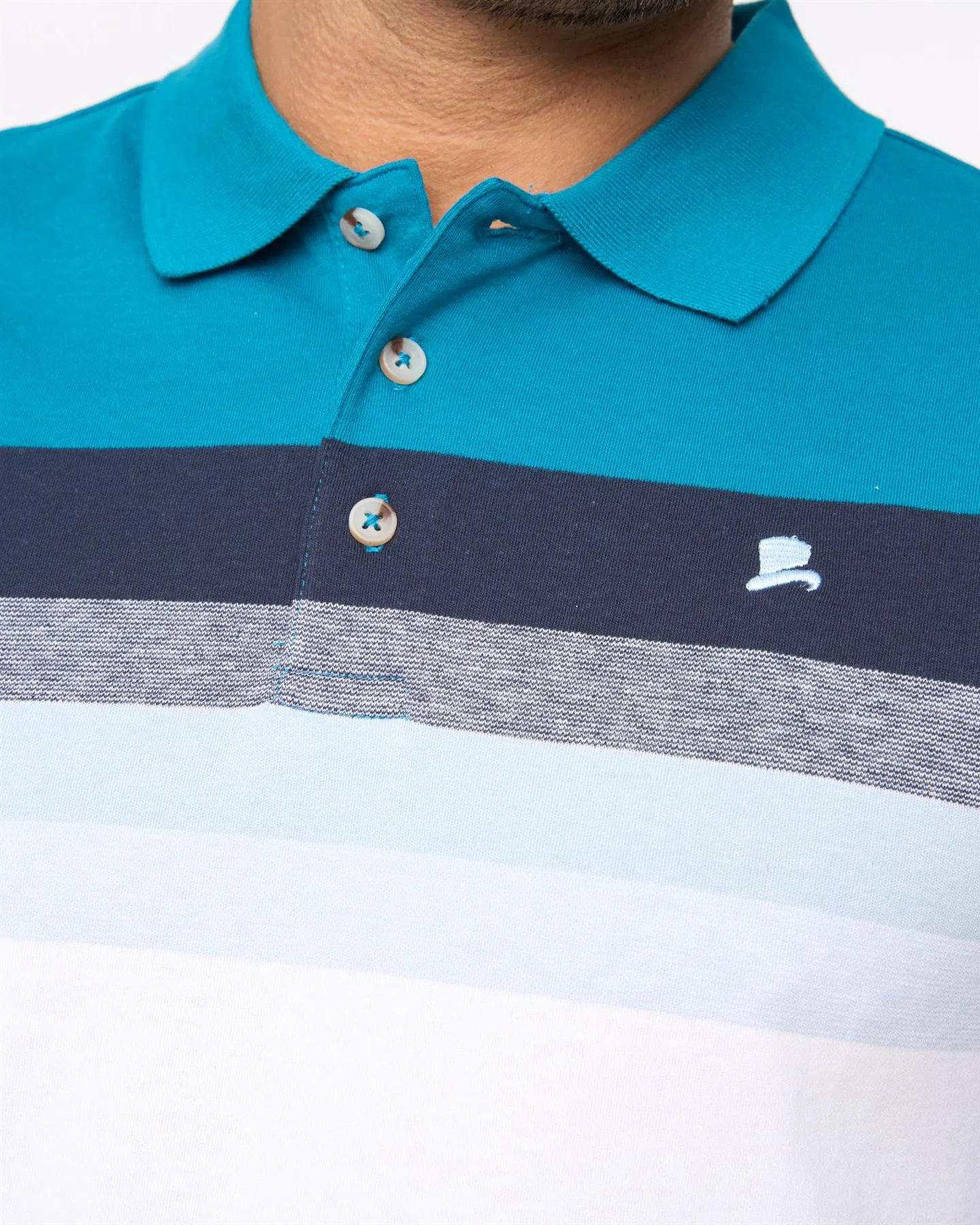 Mens Danson Polo Deep Blue sold by Brand Corner product image thumbnail 5