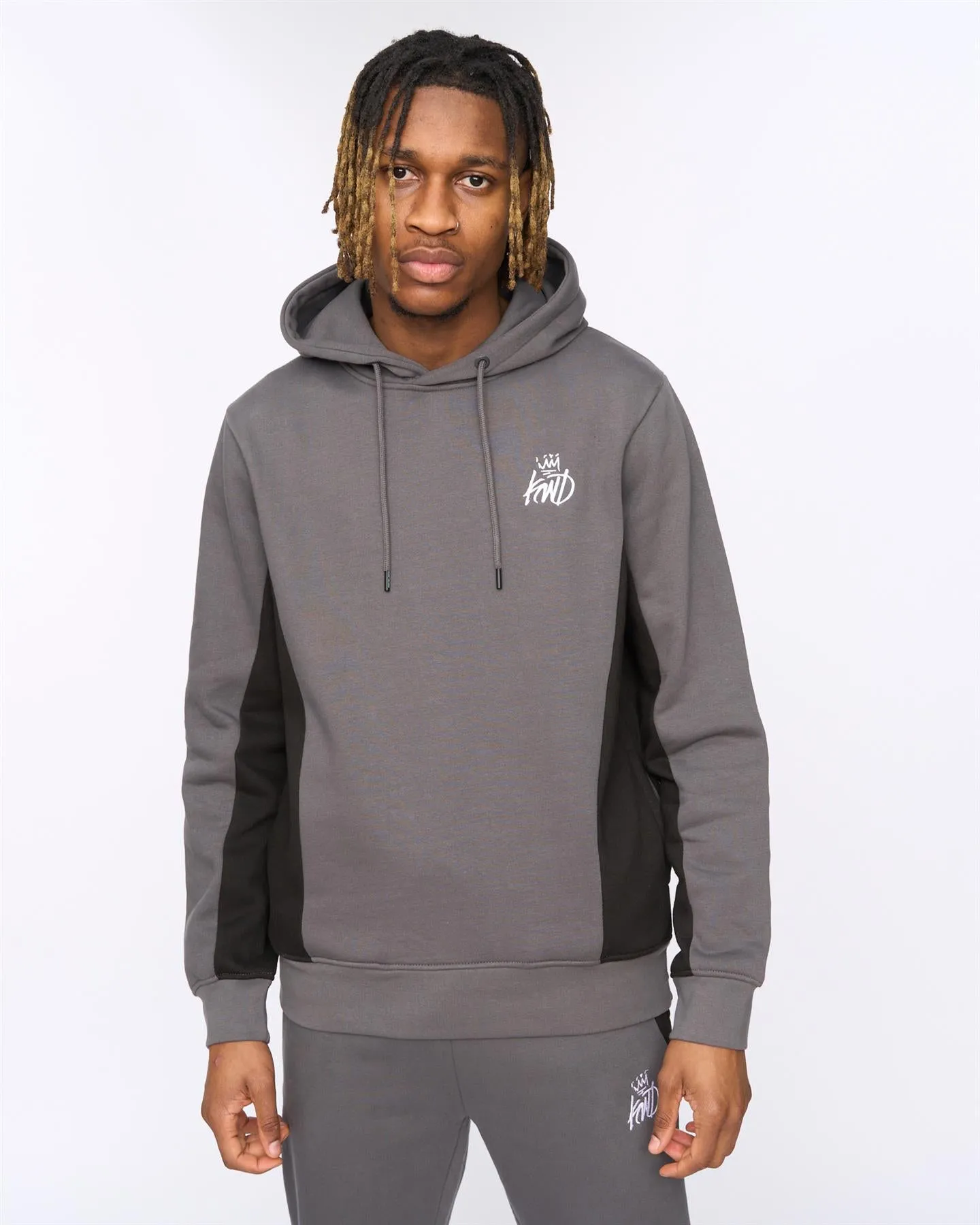 Mens Blockade Hoodie Asphalt/Black sold by Brand Corner