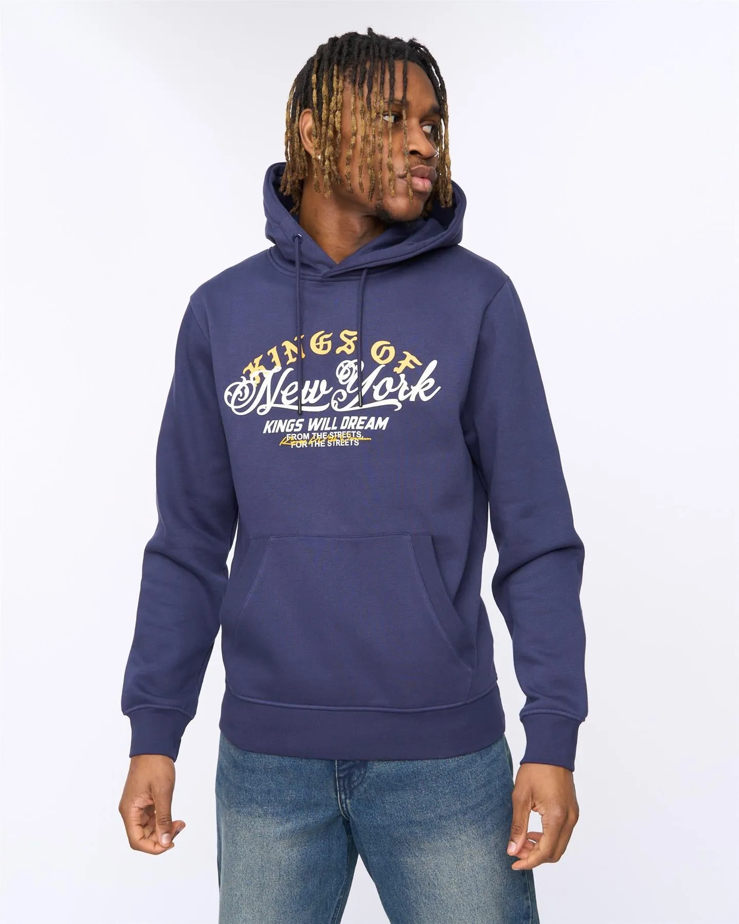 Mens Affiliated Hoodie Navy sold by Brand Corner product image thumbnail 2