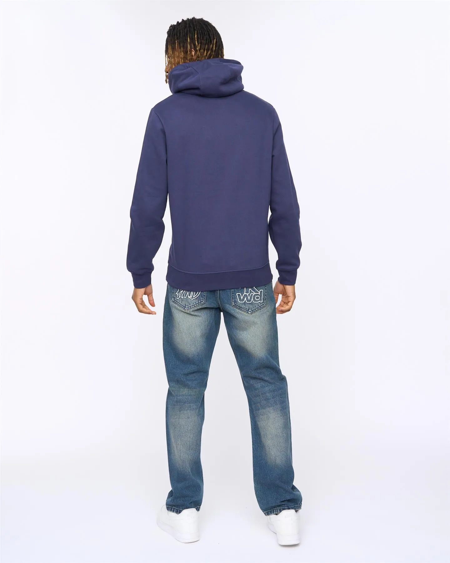 Mens Affiliated Hoodie Navy sold by Brand Corner product image thumbnail 4