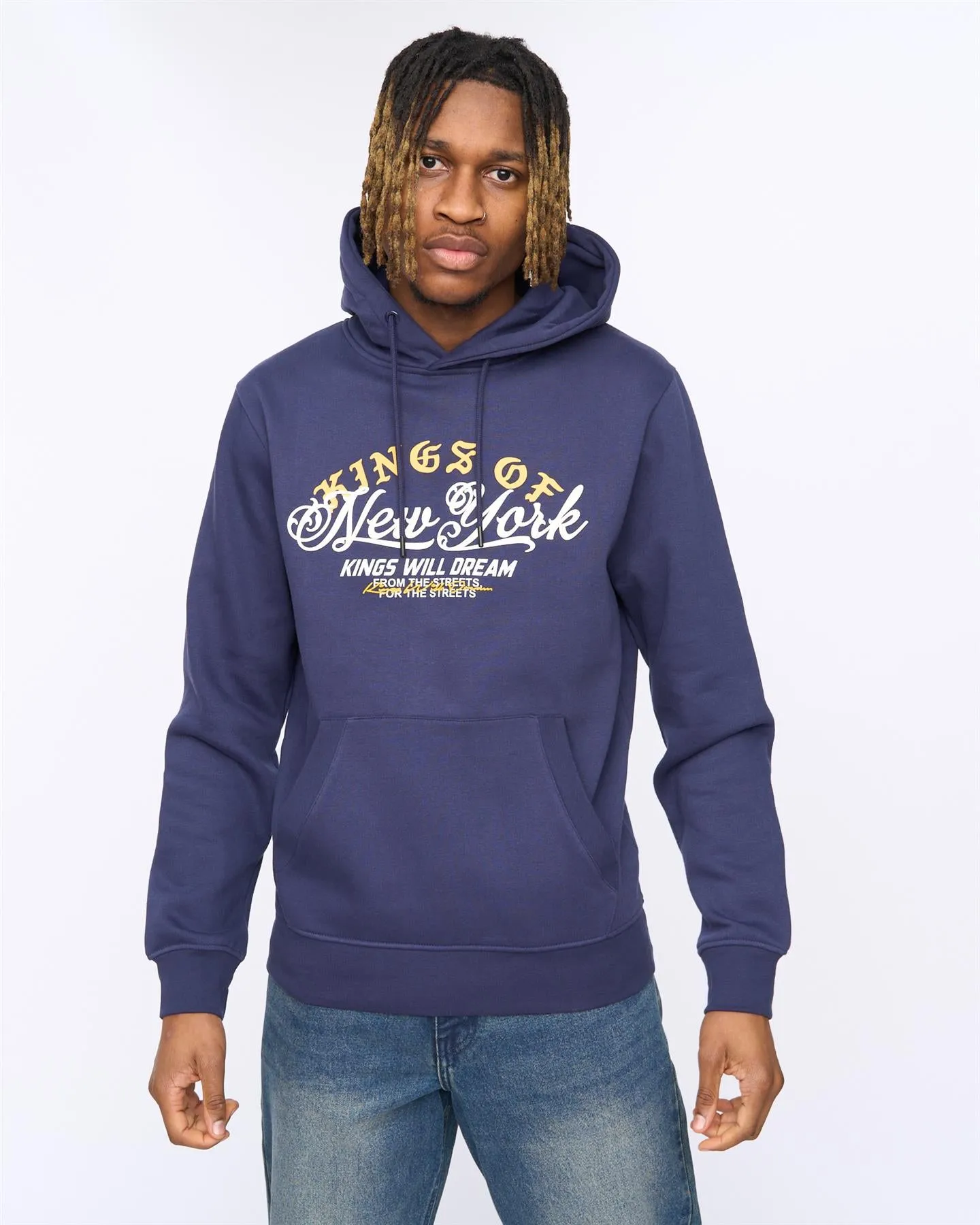 Mens Affiliated Hoodie Navy sold by Brand Corner