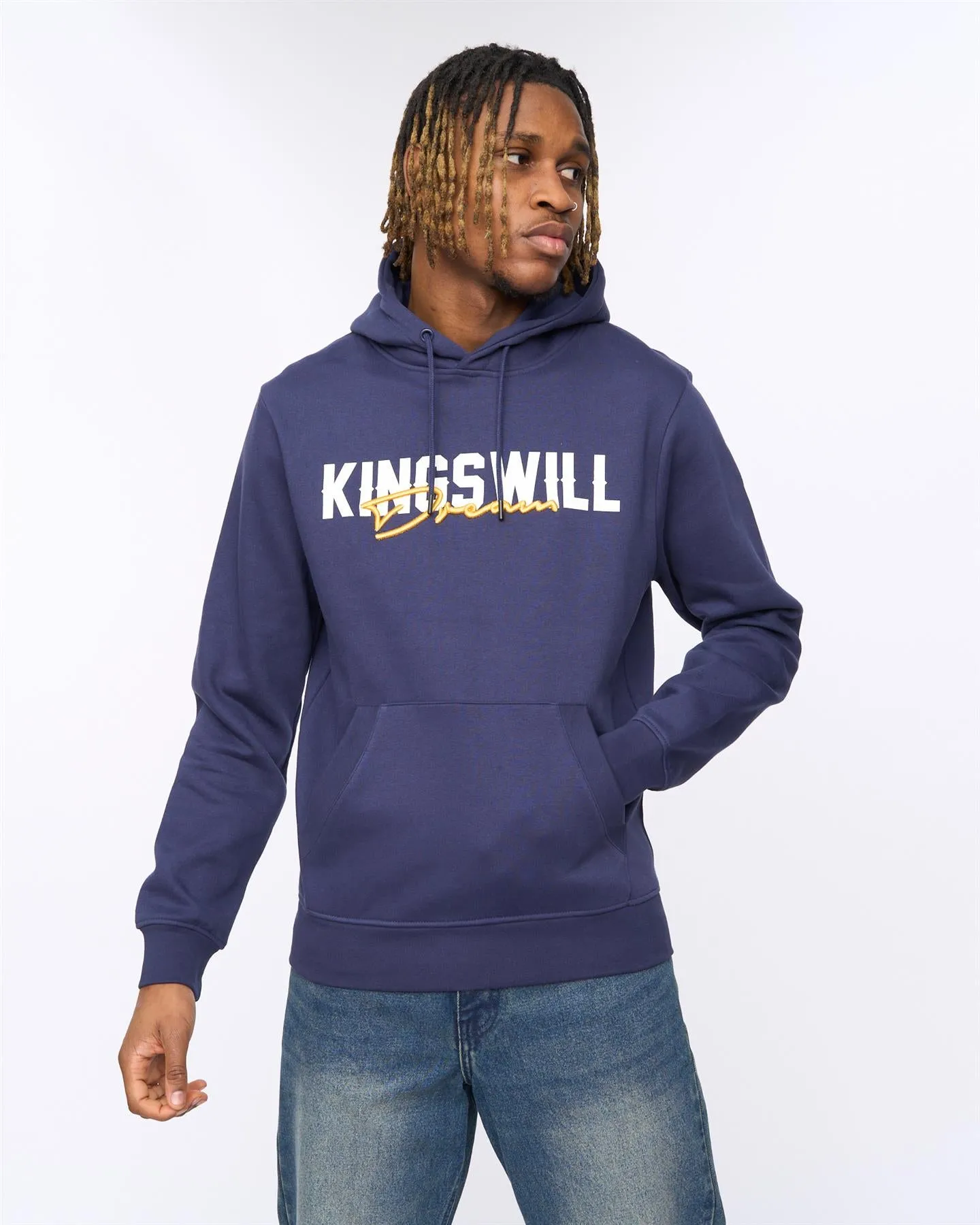 Mens Bilkie Hoodie Navy sold by Brand Corner product image thumbnail 2