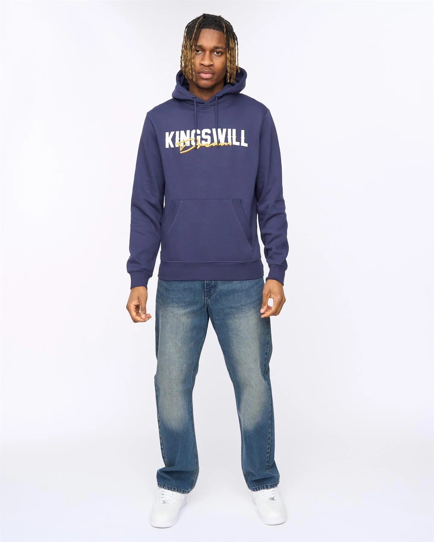 Mens Bilkie Hoodie Navy sold by Brand Corner product image thumbnail 3
