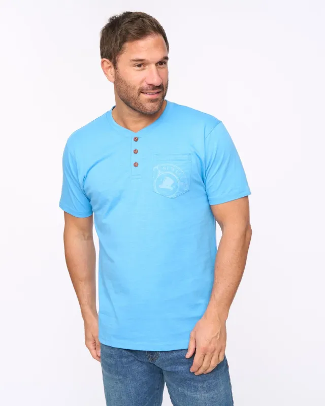 Mens Garside T-Shirt Blue made by Brand Corner