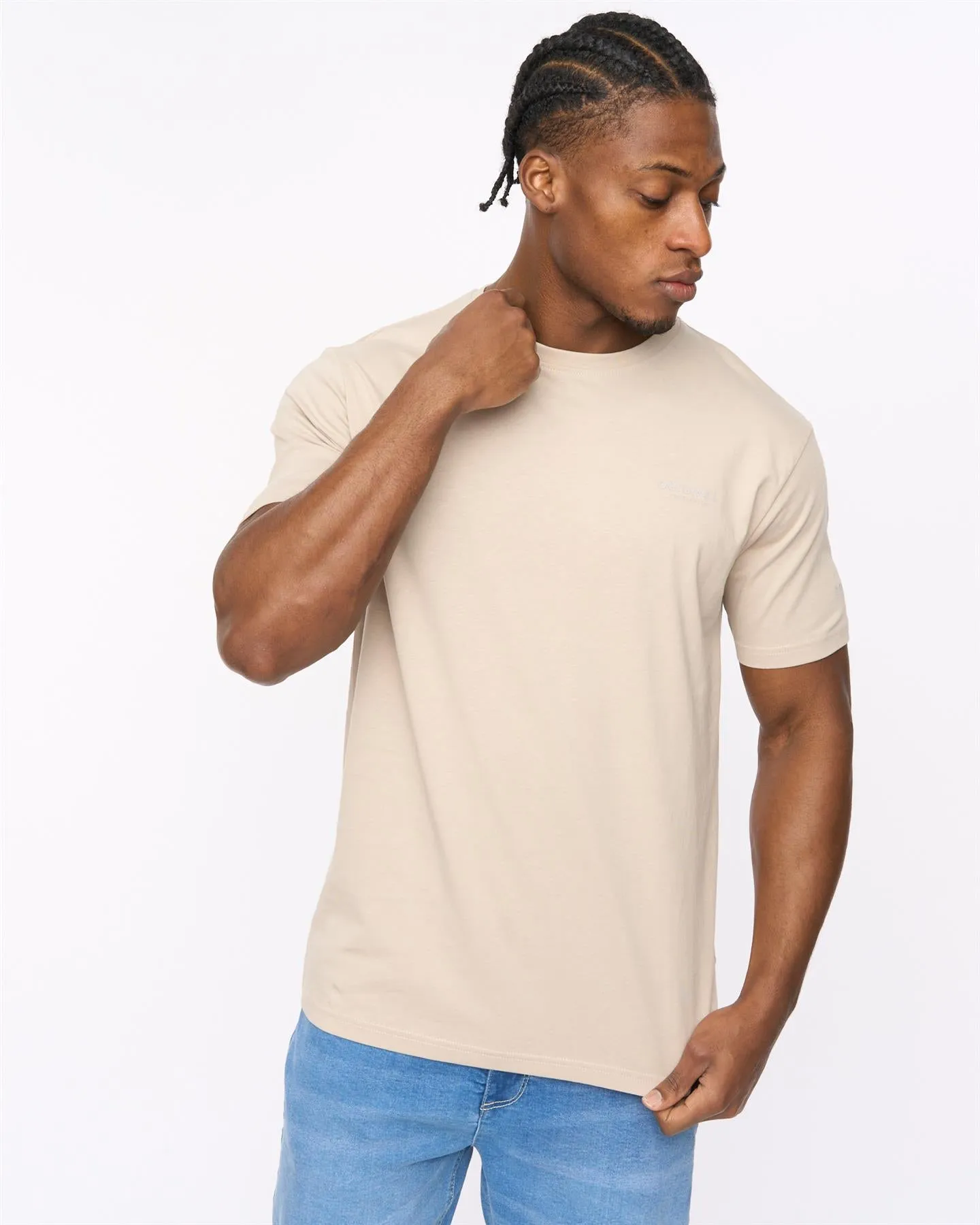 Mens Allmoore T-Shirt Light Stone sold by Brand Corner product image thumbnail 2