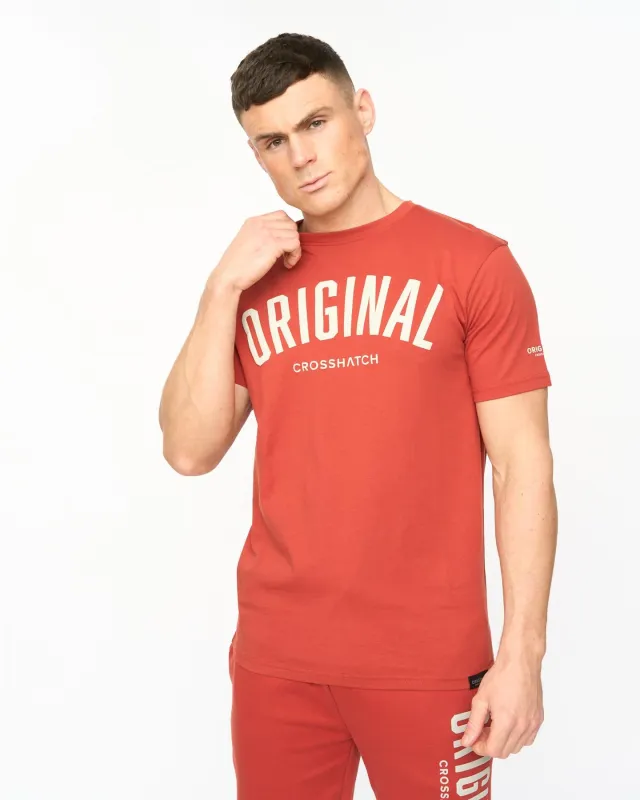 Mens Kensby T-Shirt Red sold by Brand Corner