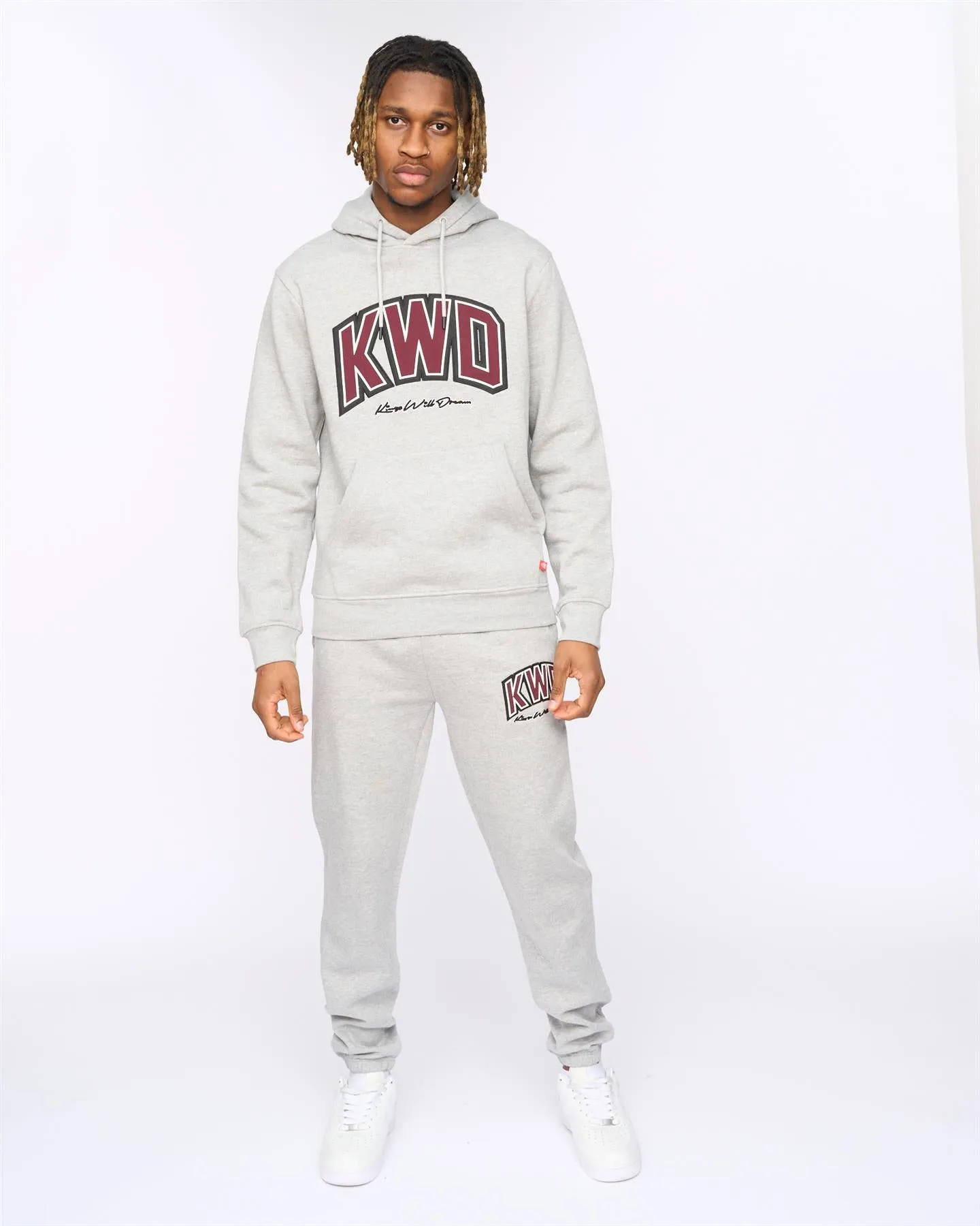 Mens Kingdome Hoodie Grey Marl sold by Brand Corner product image thumbnail 3