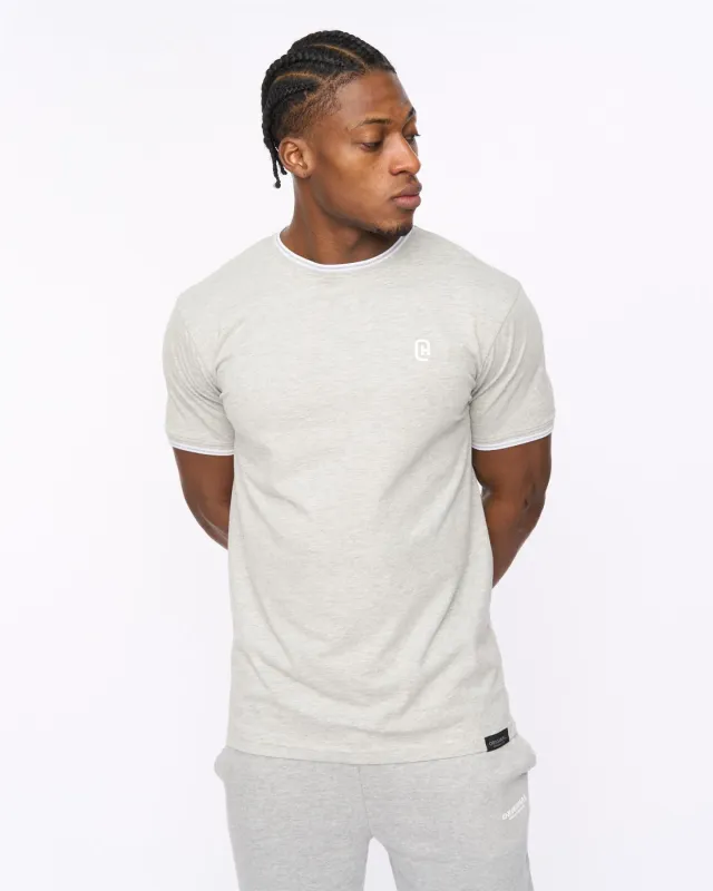 Mens Preece T-Shirt Grey Marl sold by Brand Corner
