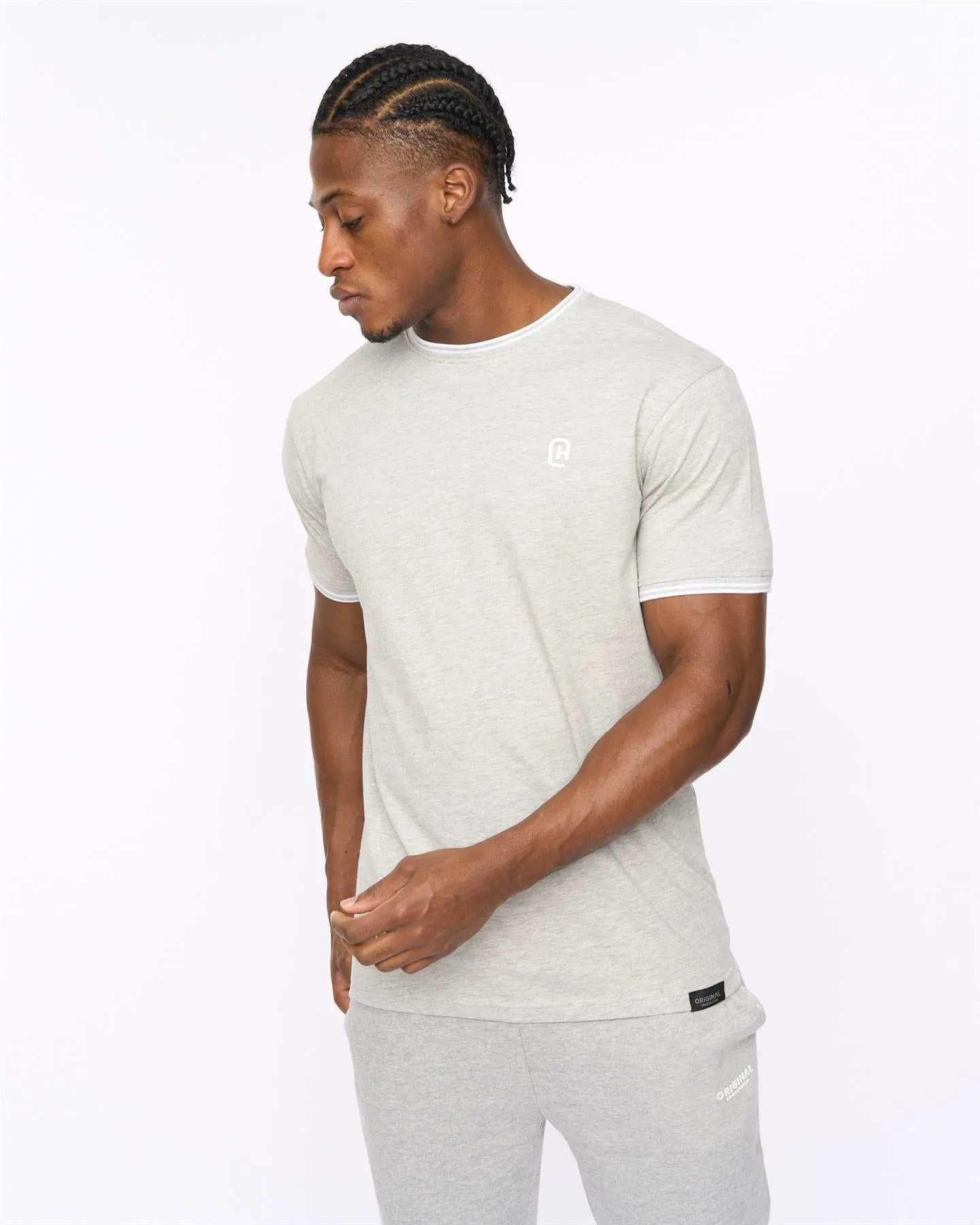 Mens Preece T-Shirt Grey Marl sold by Brand Corner product image thumbnail 2