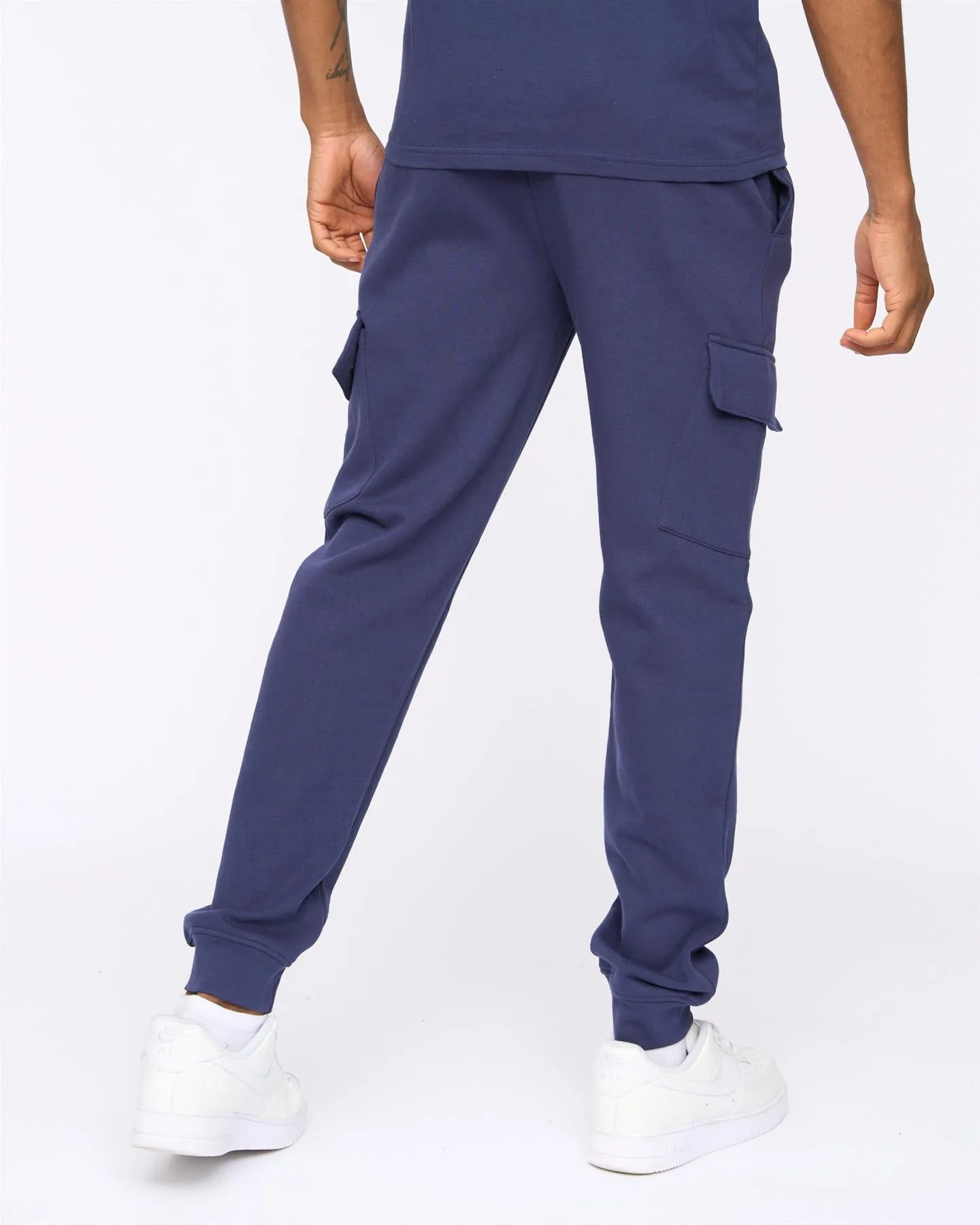 Mens Crosby Cargo Joggers Navy sold by Brand Corner product image thumbnail 4