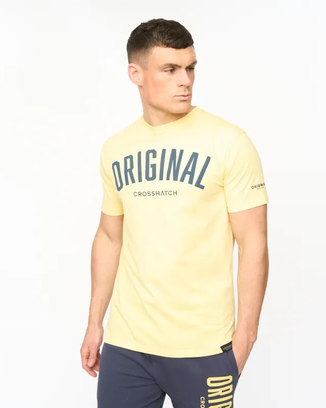 Mens Kensby T-Shirt Yellow sold by Brand Corner