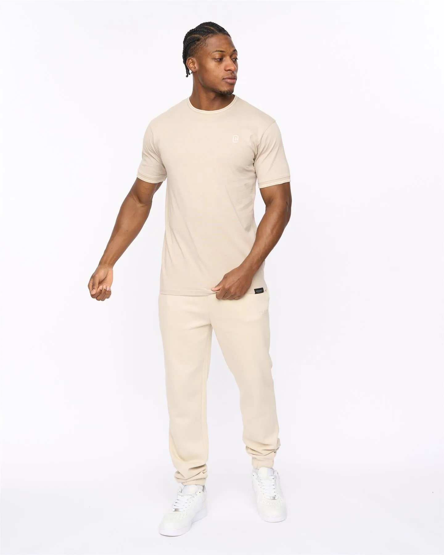 Mens Preece T-Shirt Light Stone sold by Brand Corner product image thumbnail 3