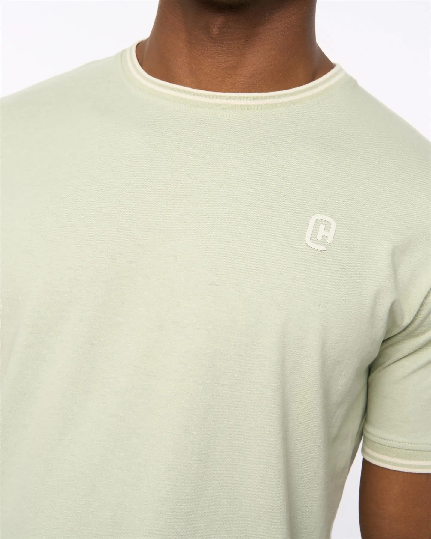 Mens Preece T-Shirt Light Olive sold by Brand Corner product image thumbnail 5