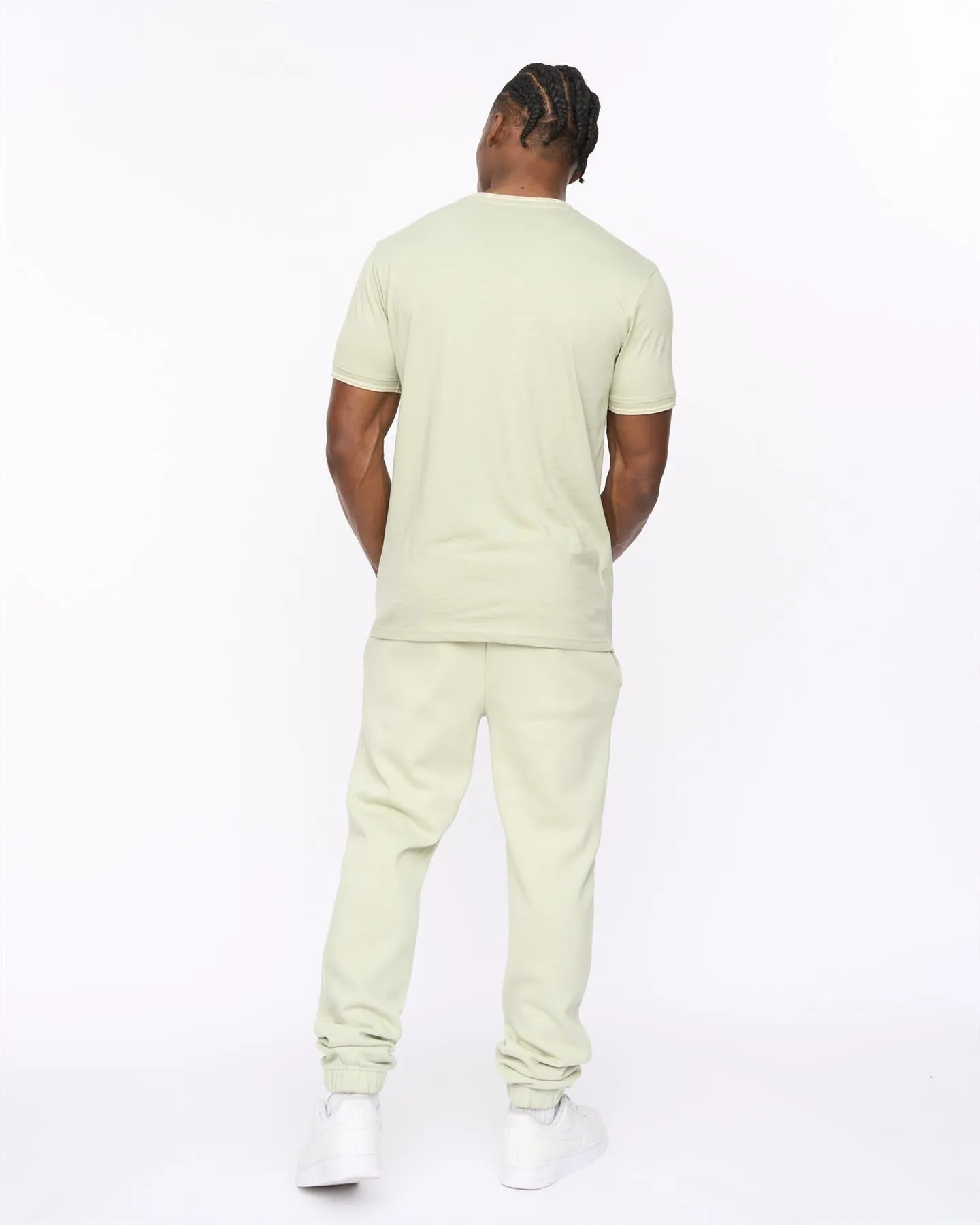 Mens Preece T-Shirt Light Olive sold by Brand Corner product image thumbnail 4