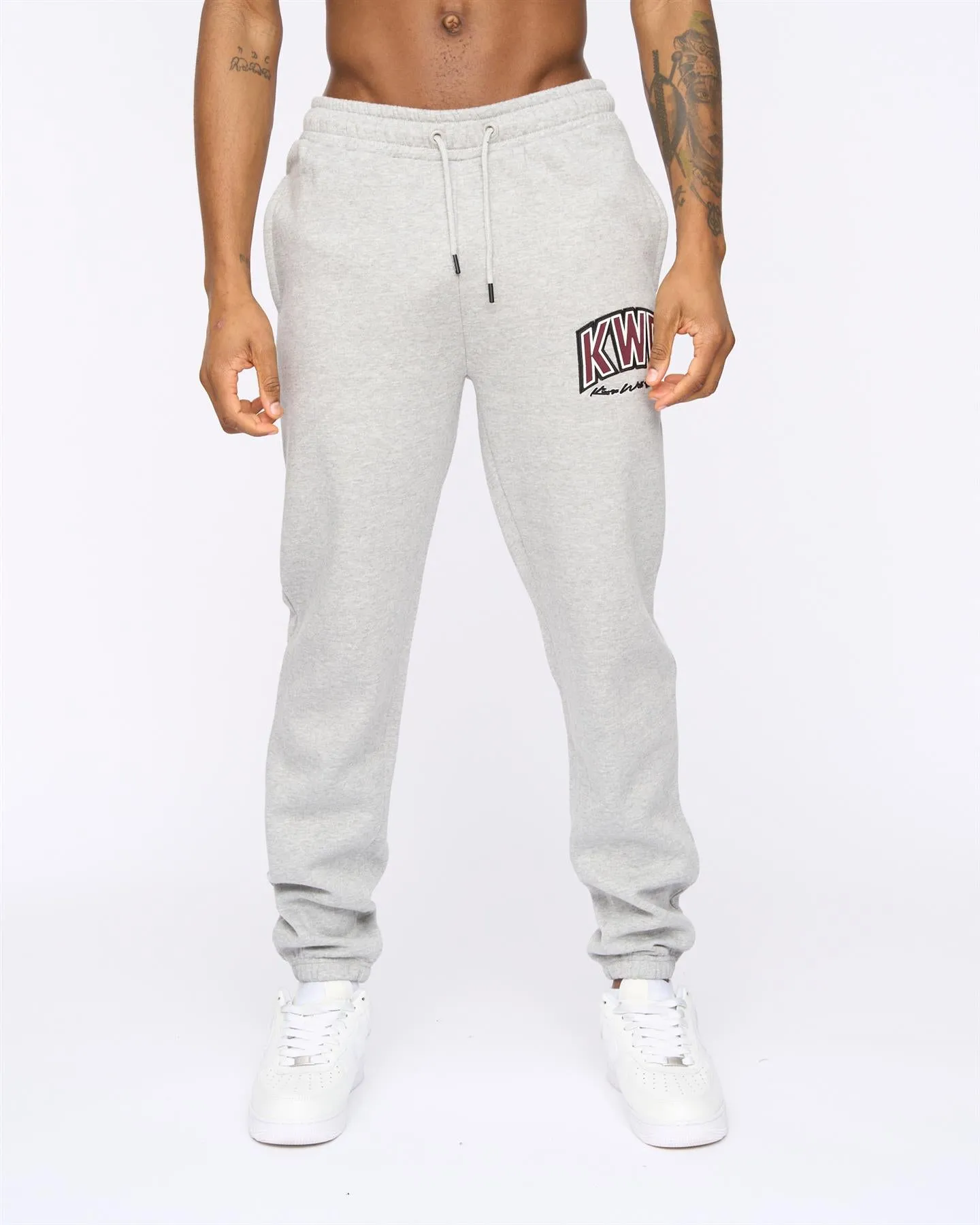 Mens Kingdome Joggers Grey Marl sold by Brand Corner product image thumbnail 5