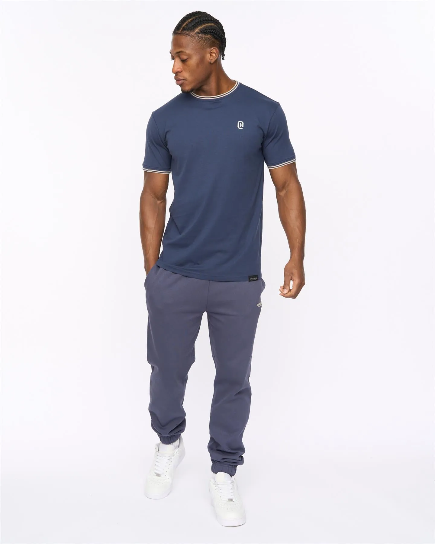 Mens Preece T-Shirt Navy sold by Brand Corner product image thumbnail 3