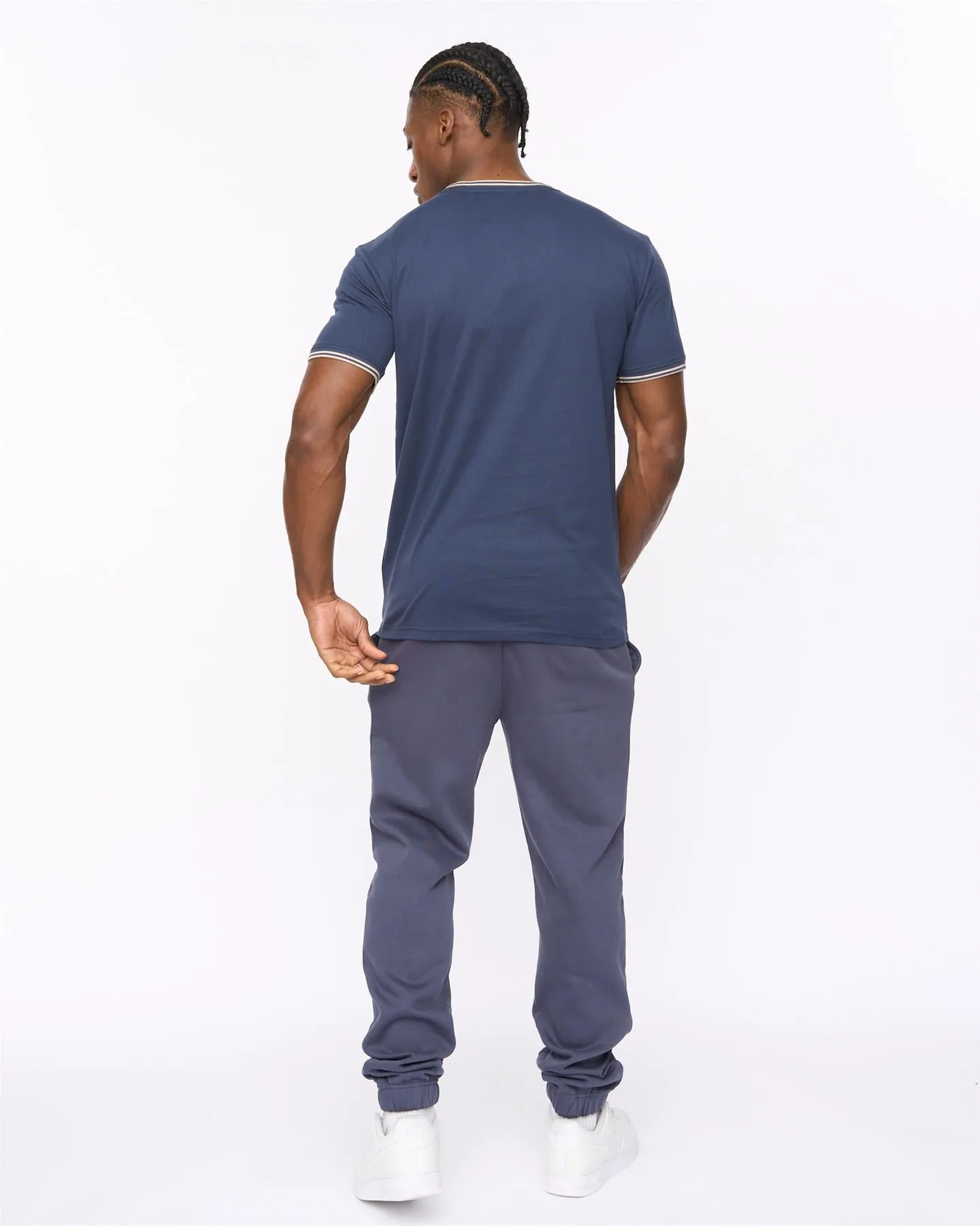 Mens Preece T-Shirt Navy sold by Brand Corner product image thumbnail 4