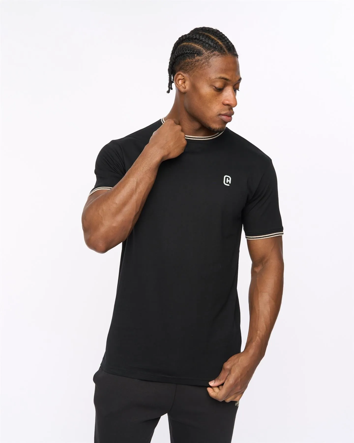 Mens Preece T-Shirt Black sold by Brand Corner product image thumbnail 2