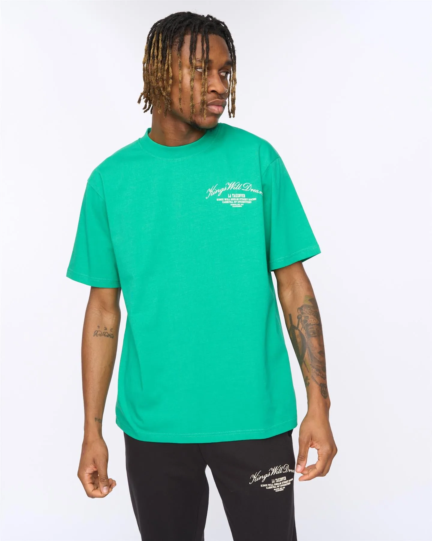 Mens Arch Oversized T-Shirt Green sold by Brand Corner product image thumbnail 2