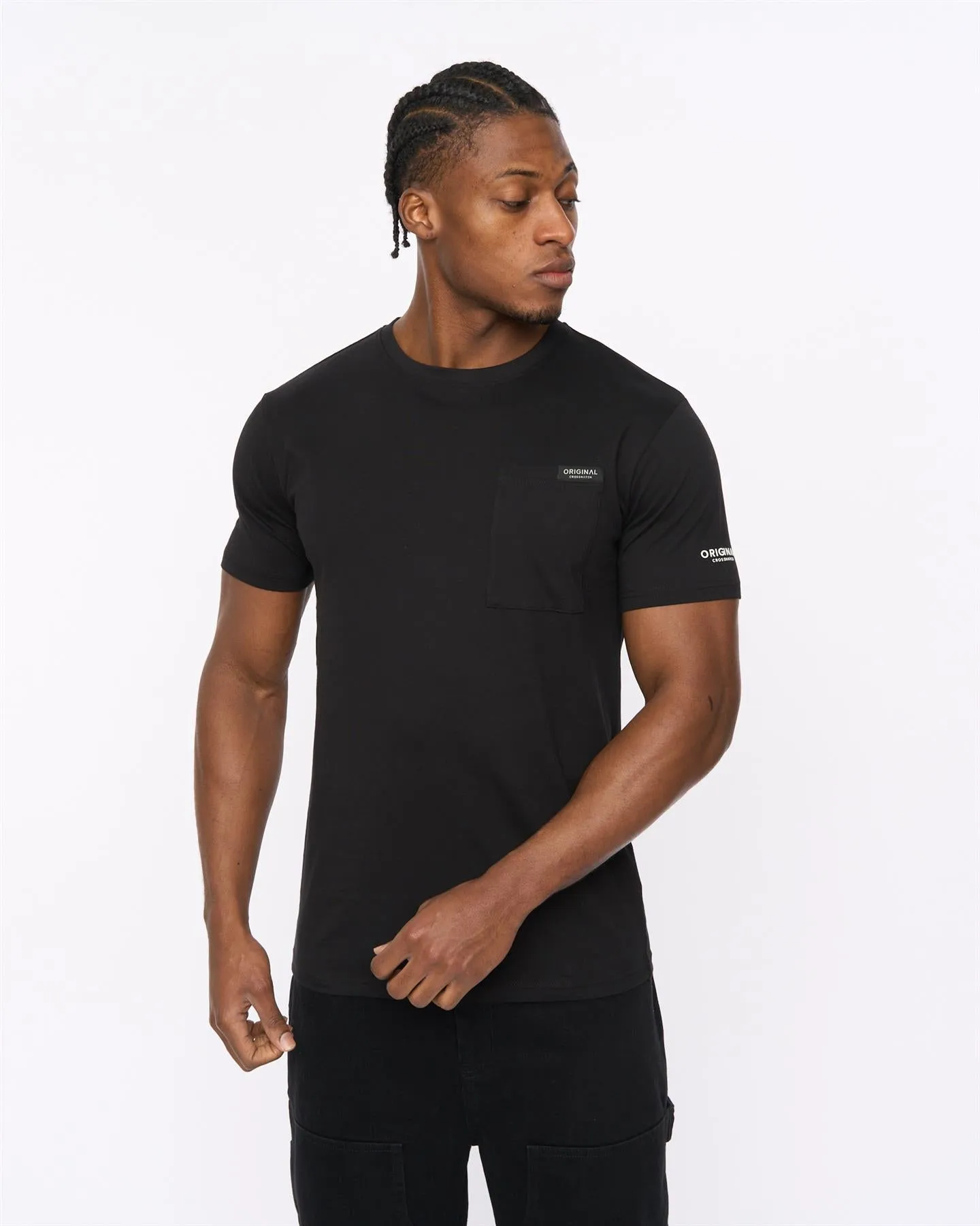 Mens Portville T-Shirt Black sold by Brand Corner