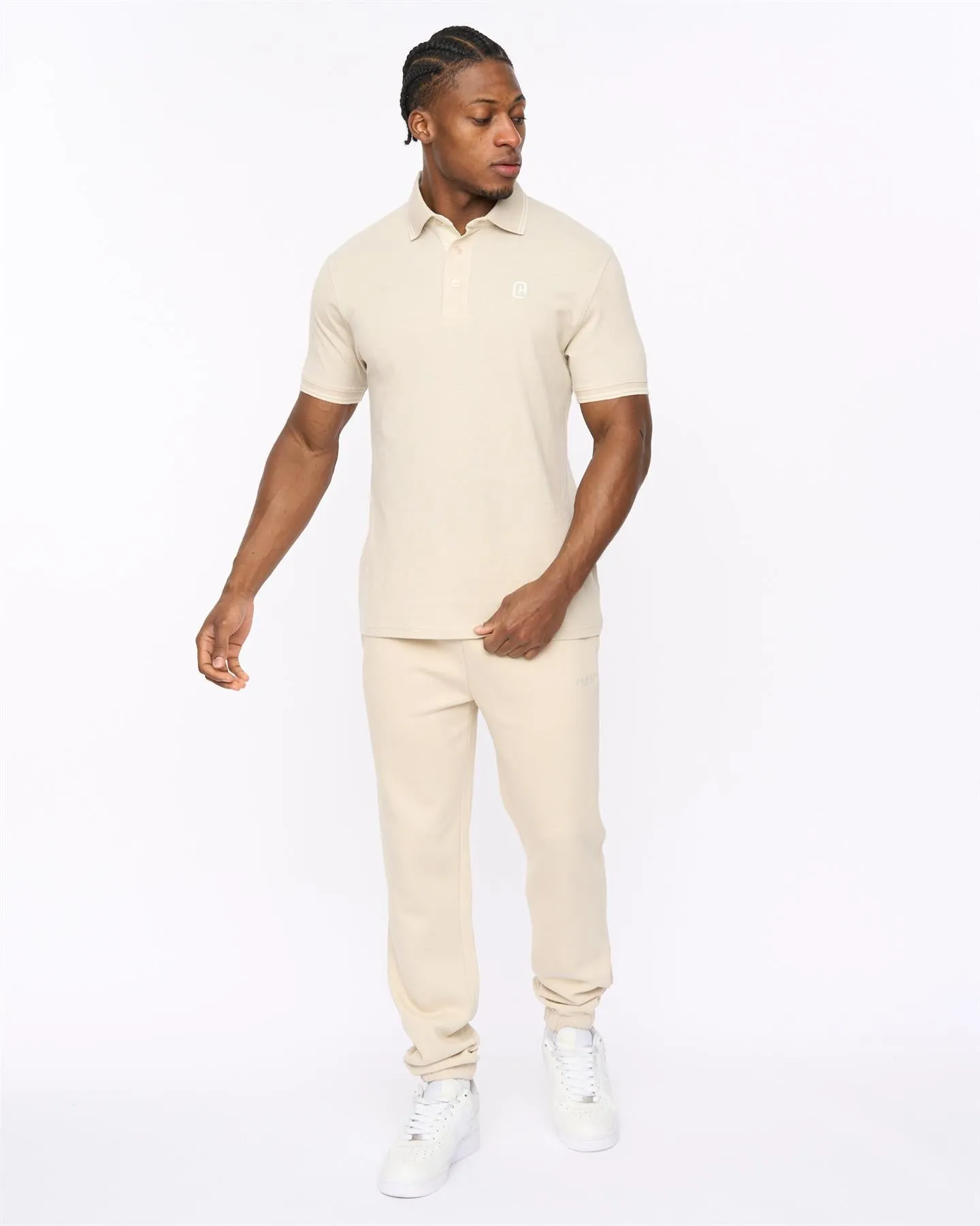 Mens Preece Polo Light Stone sold by Brand Corner product image thumbnail 3