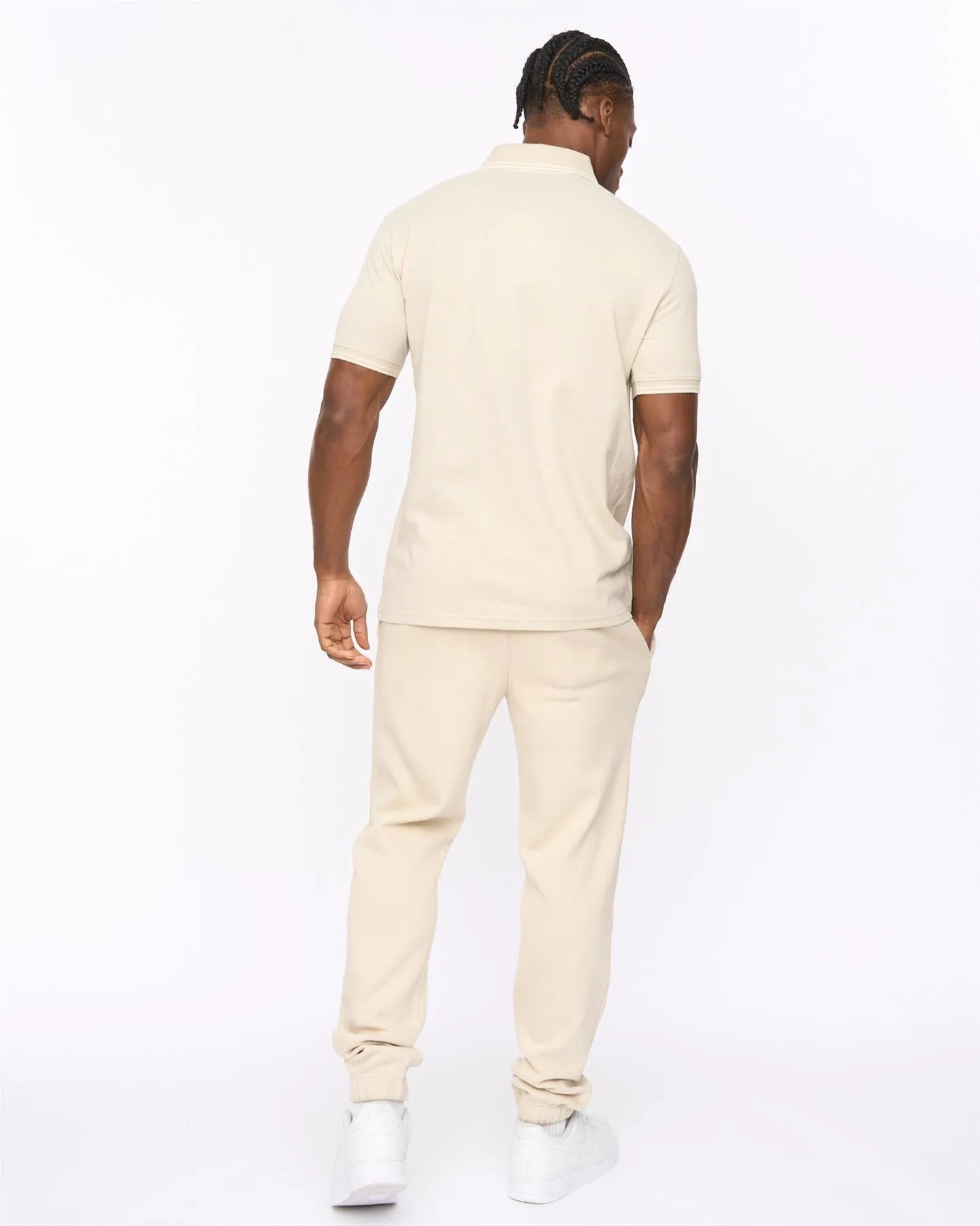 Mens Preece Polo Light Stone sold by Brand Corner product image thumbnail 4