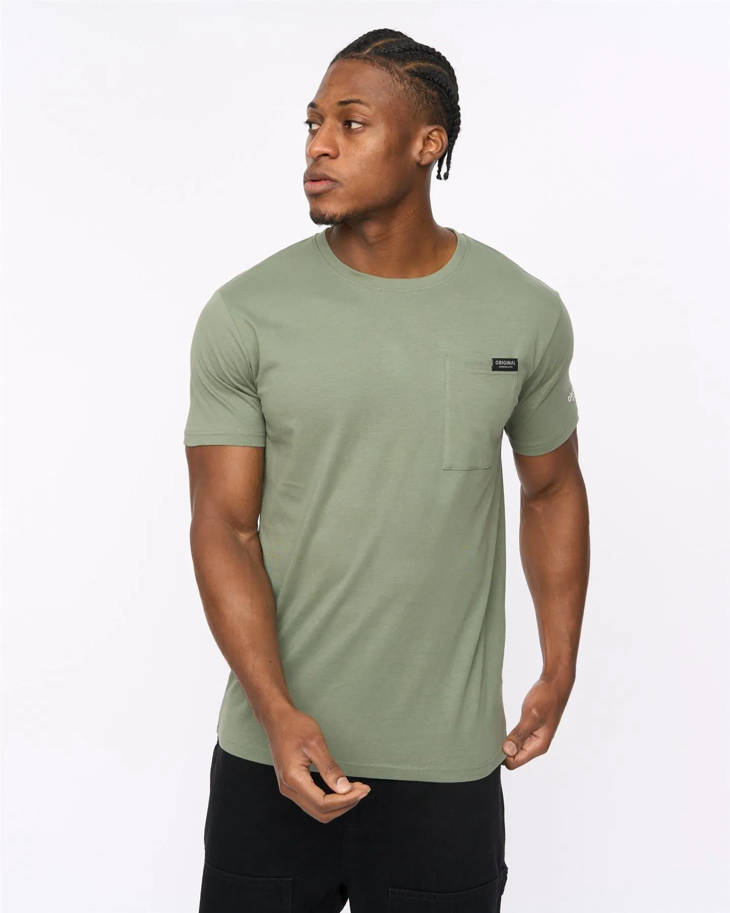 Mens Portville T-Shirt Olive sold by Brand Corner
